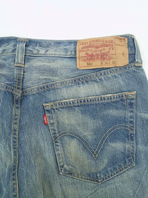 Levi's Vintage Levi' 501 Straight Leg Distressed Jeans 36x28 Size US 36 / EU 52 - 3 Thumbnail