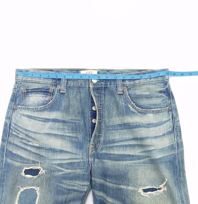 Levi's Vintage Levi' 501 Straight Leg Distressed Jeans 36x28 Size US 36 / EU 52 - 4 Thumbnail