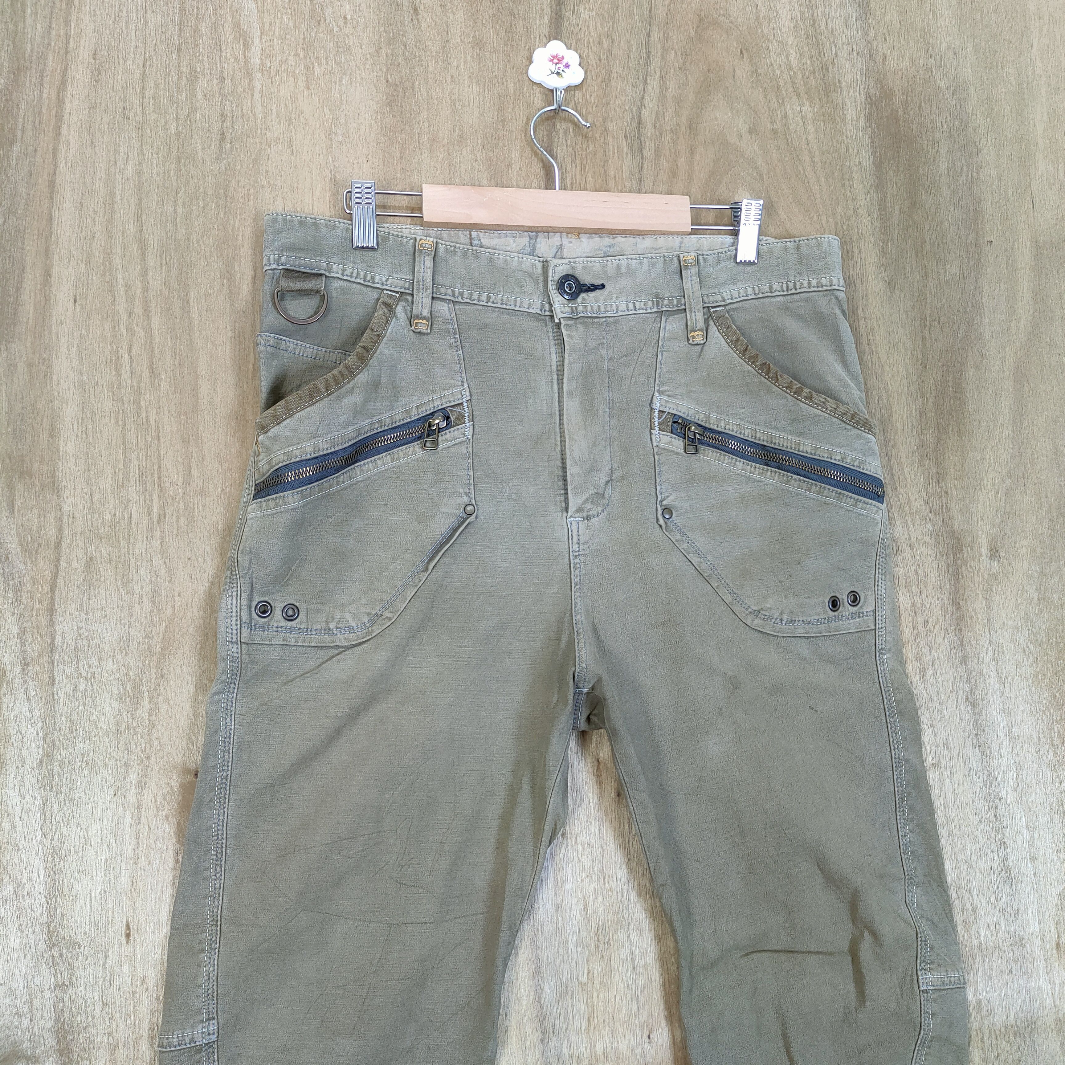 Edwin VINTAGE EDWIN FADED BAGGY CARGO PANTS Size US 32 / EU 48 - 5 Thumbnail