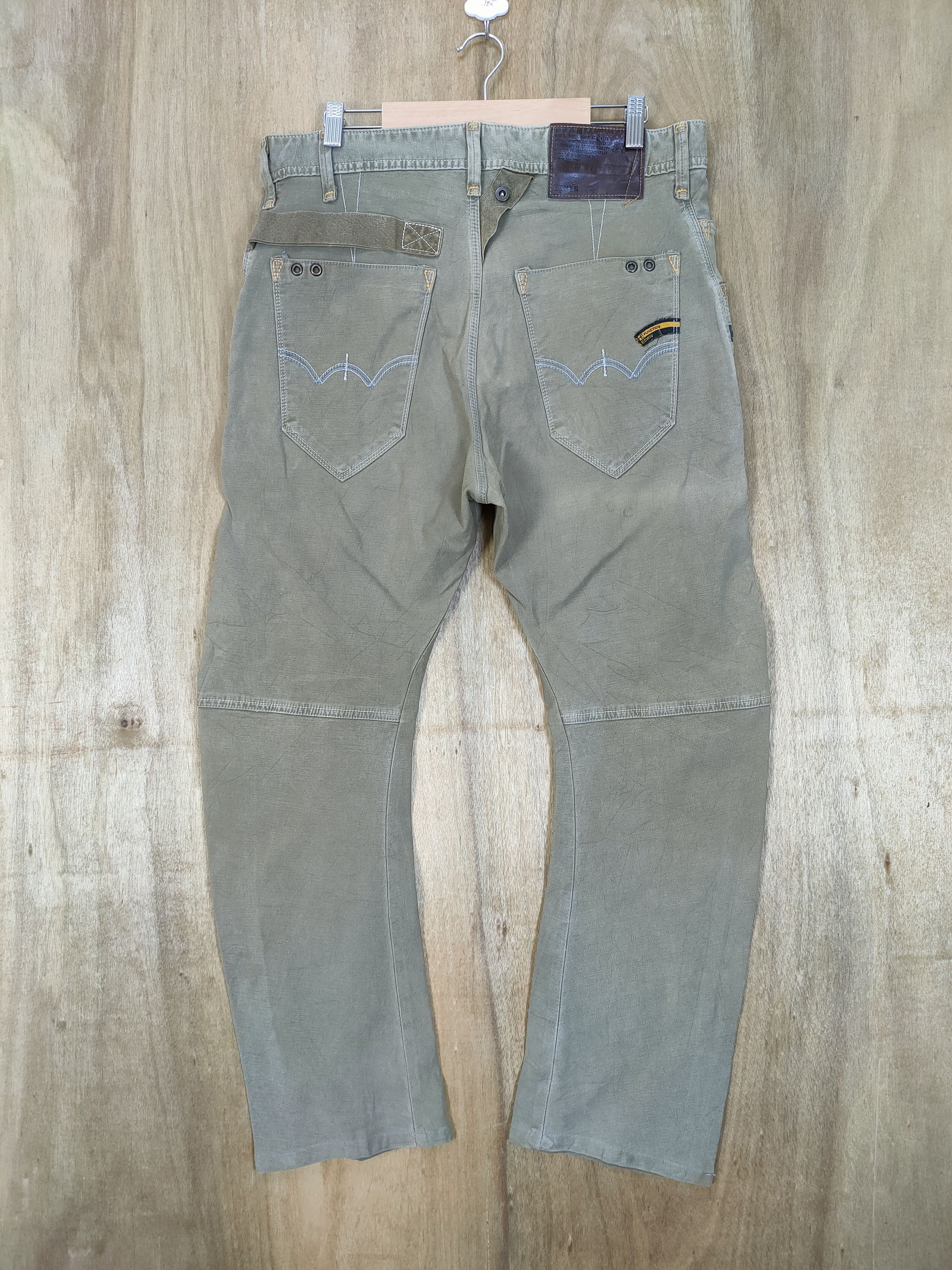 Edwin VINTAGE EDWIN FADED BAGGY CARGO PANTS Size US 32 / EU 48 - 2 Thumbnail