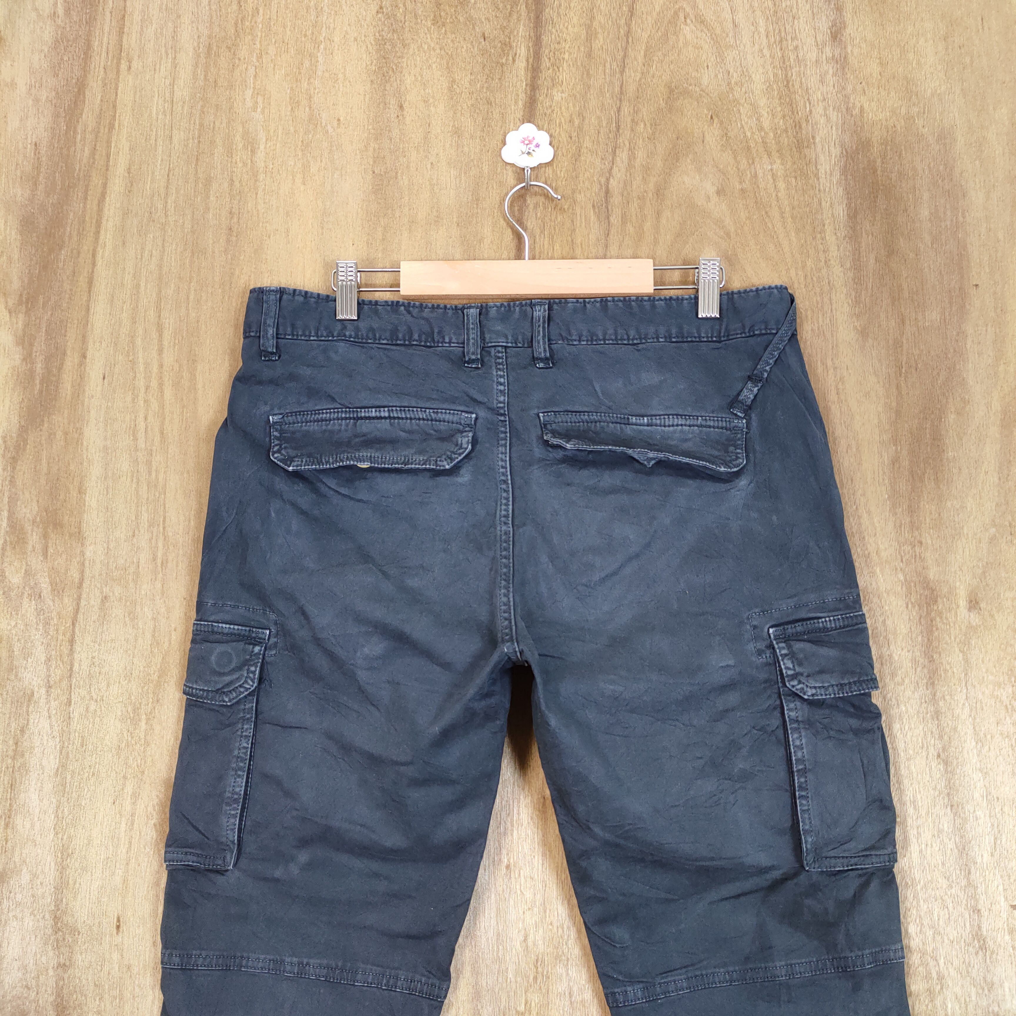 Japanese Brand × Vintage BAN STEVEN BLACK CARGO PANTS Size US 32 / EU 48 - 11 Thumbnail