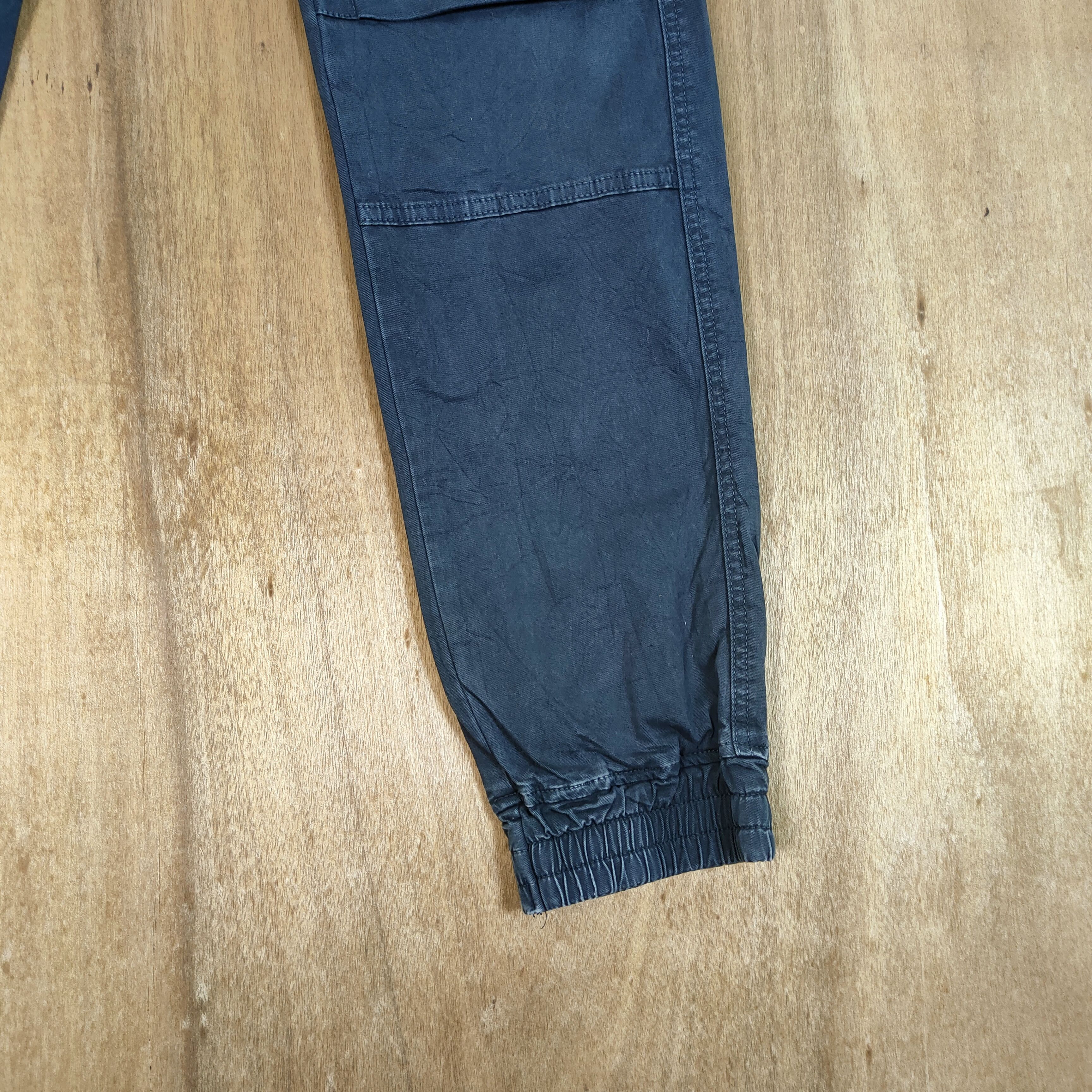 Japanese Brand × Vintage BAN STEVEN BLACK CARGO PANTS Size US 32 / EU 48 - 8 Thumbnail
