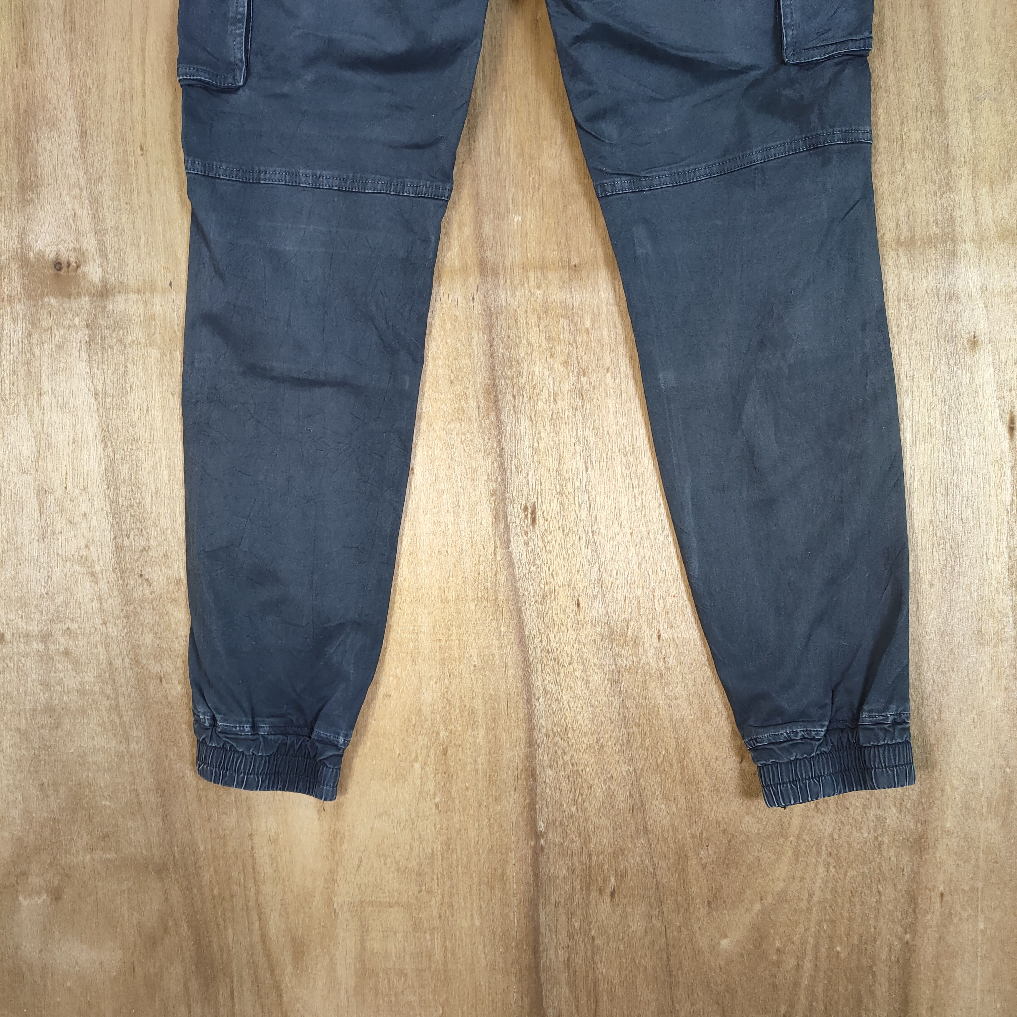 Japanese Brand × Vintage BAN STEVEN BLACK CARGO PANTS Size US 32 / EU 48 - 12 Thumbnail