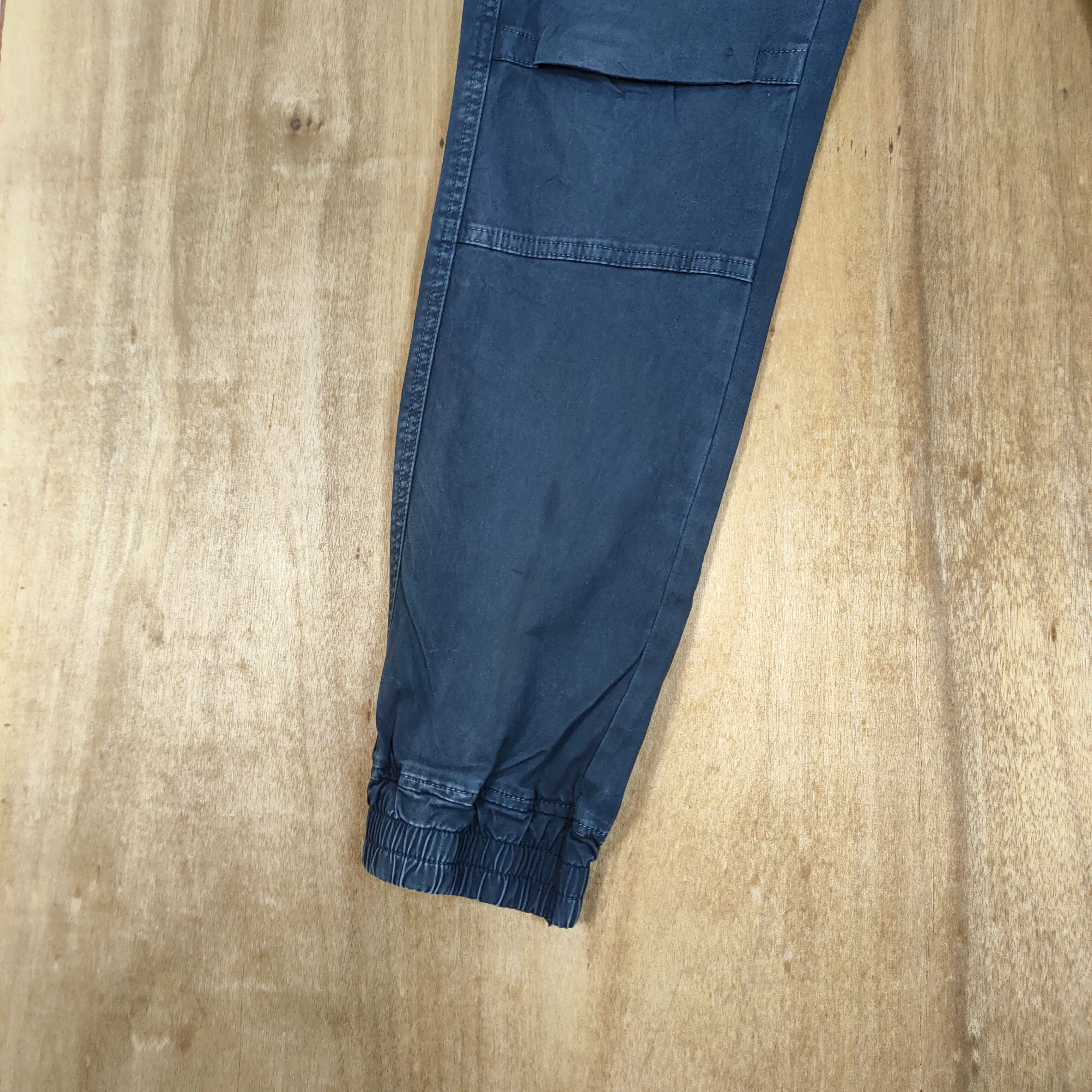 Japanese Brand × Vintage BAN STEVEN BLACK CARGO PANTS Size US 32 / EU 48 - 9 Thumbnail