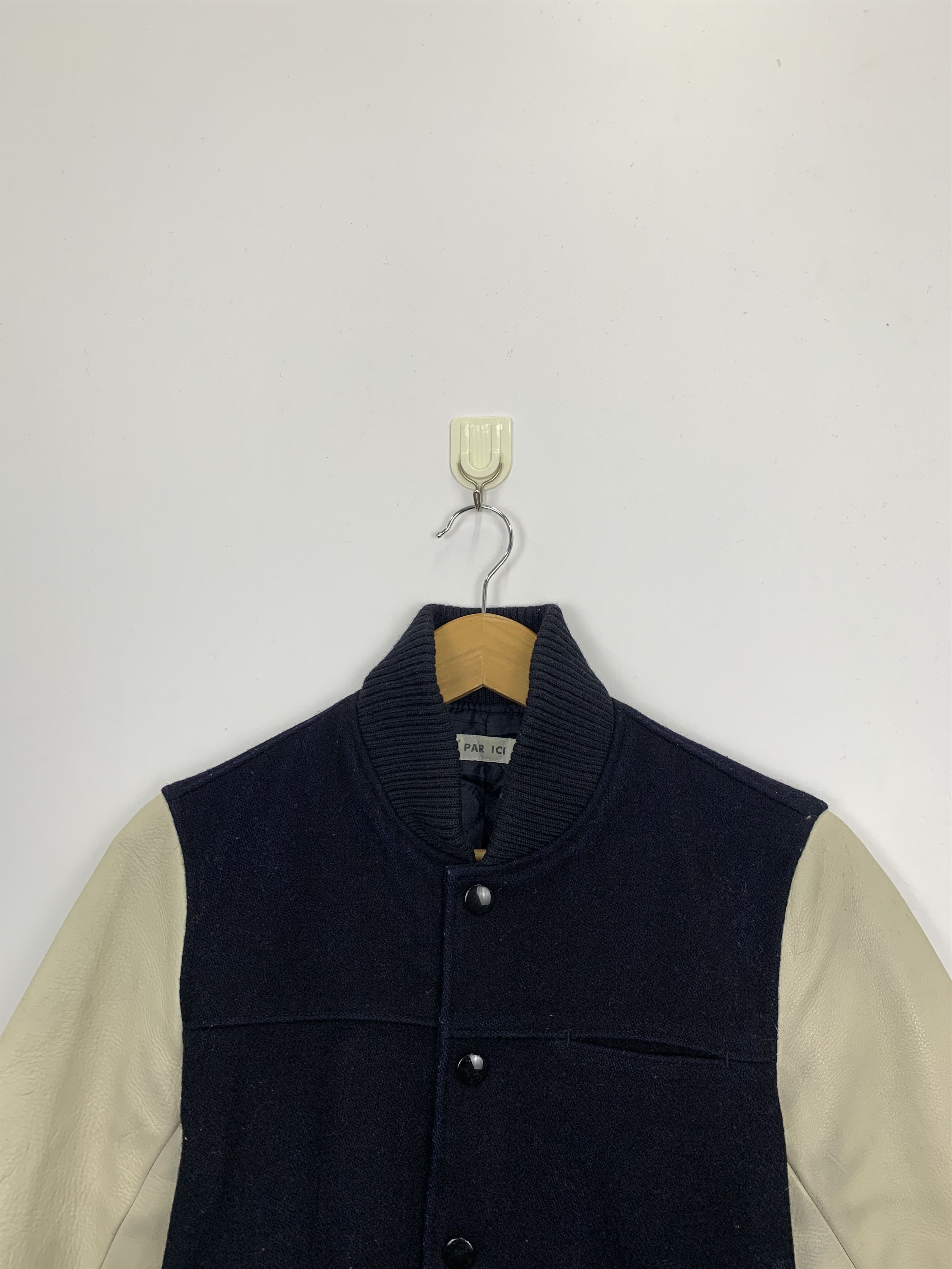Japanese Brand Vintage Japanese Brand Sleeve Leather Varsity Jacket V0462 Size US M / EU 48-50 / 2 - 2 Thumbnail