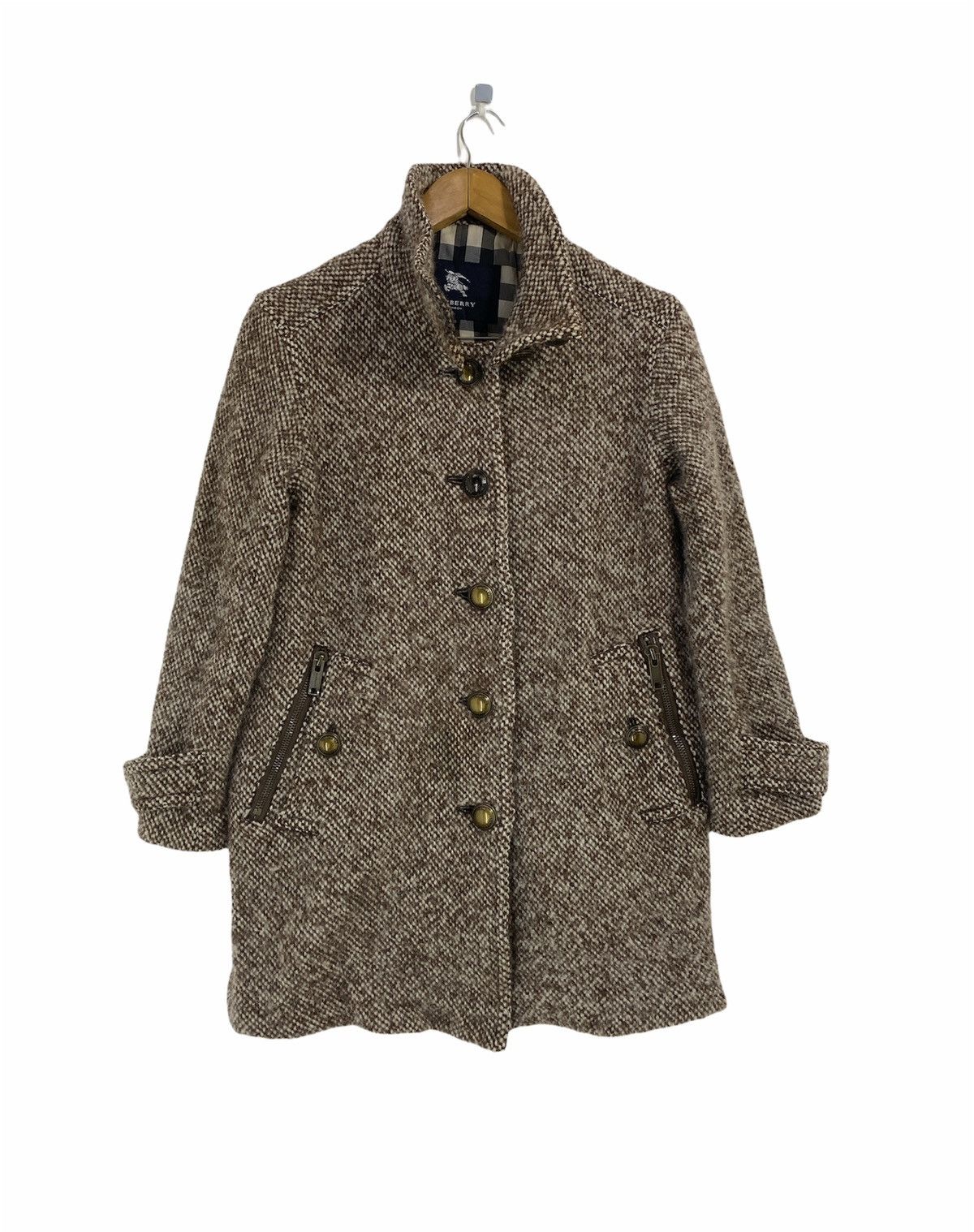Burberry Burberry mohair Jacket Design Size US S / EU 44-46 / 1 - 1 Thumbnail