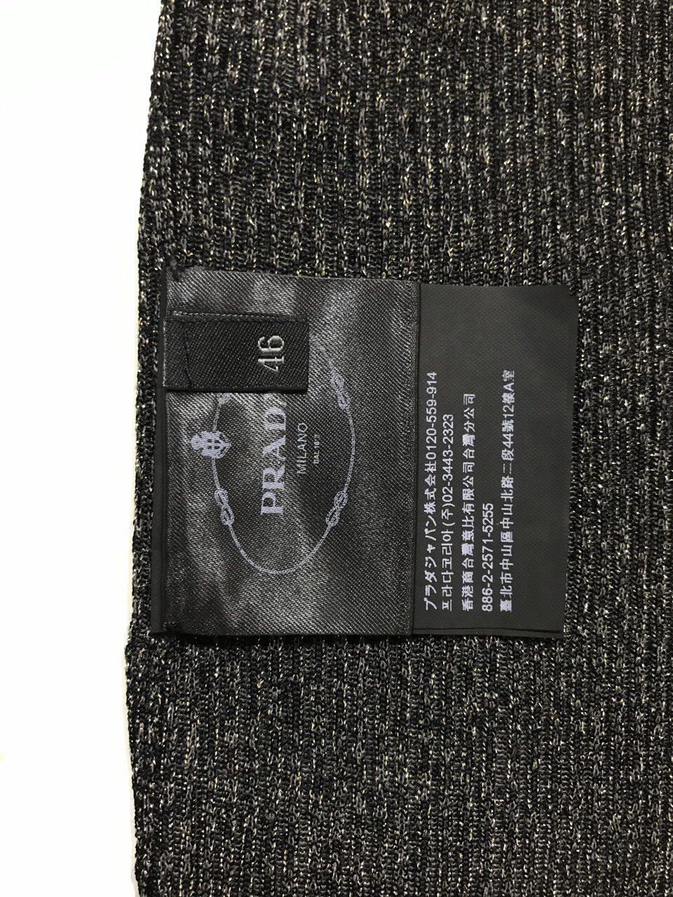 Prada 17SS Glitter Knit Turtleneck Slim Sweater Size US M / EU 48-50 / 2 - 6 Thumbnail