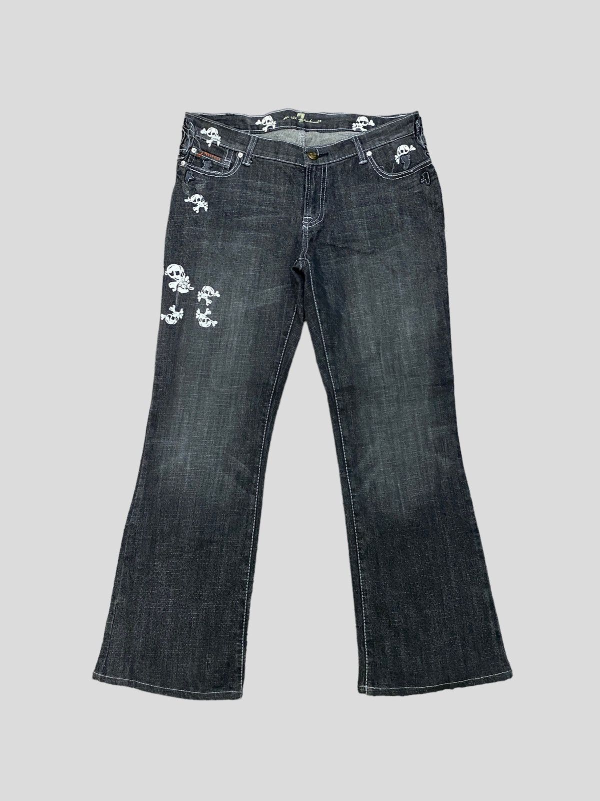 7 For All Mankind Skull Jeans (S)