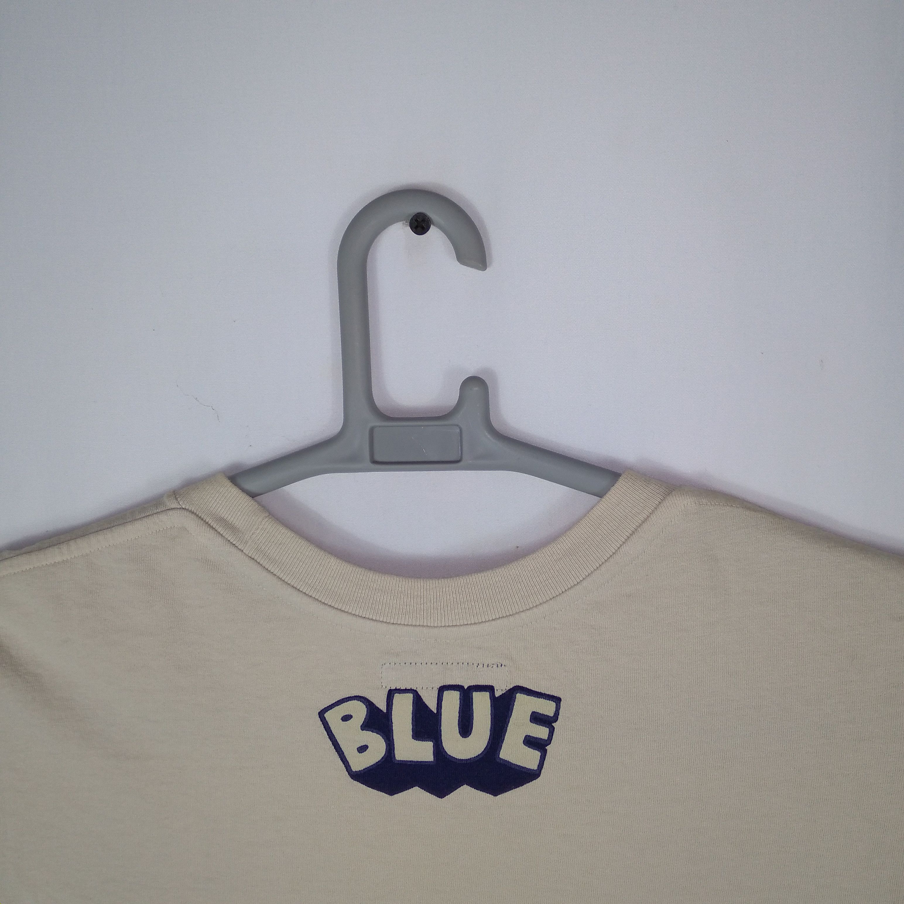 Blue Blue Japan × Japanese Brand × Vintage Vintage Blue Blue Japanese Brand Single Pocket Tee Size US XS / EU 42 / 0 - 4 Thumbnail