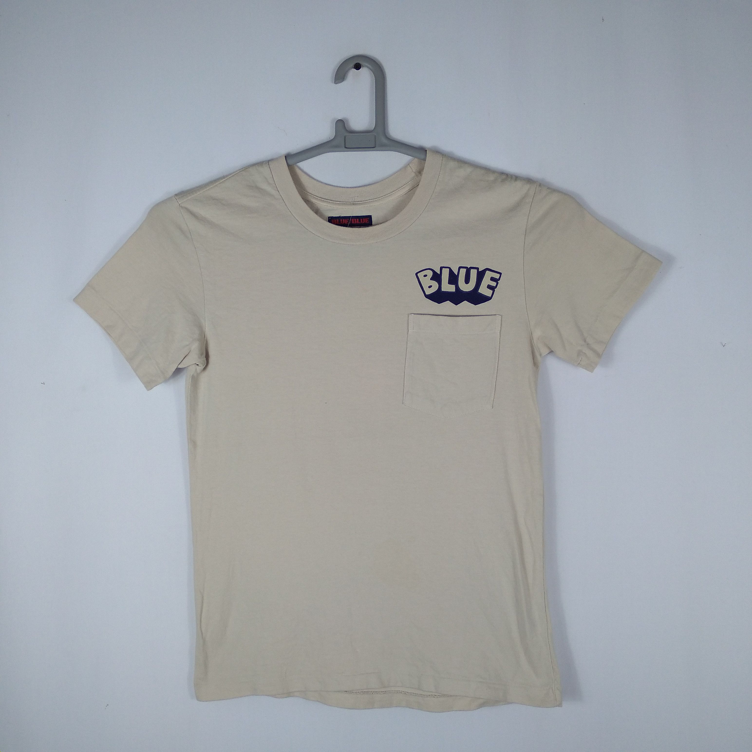Blue Blue Japan × Japanese Brand × Vintage Vintage Blue Blue Japanese Brand Single Pocket Tee Size US XS / EU 42 / 0 - 1 Thumbnail