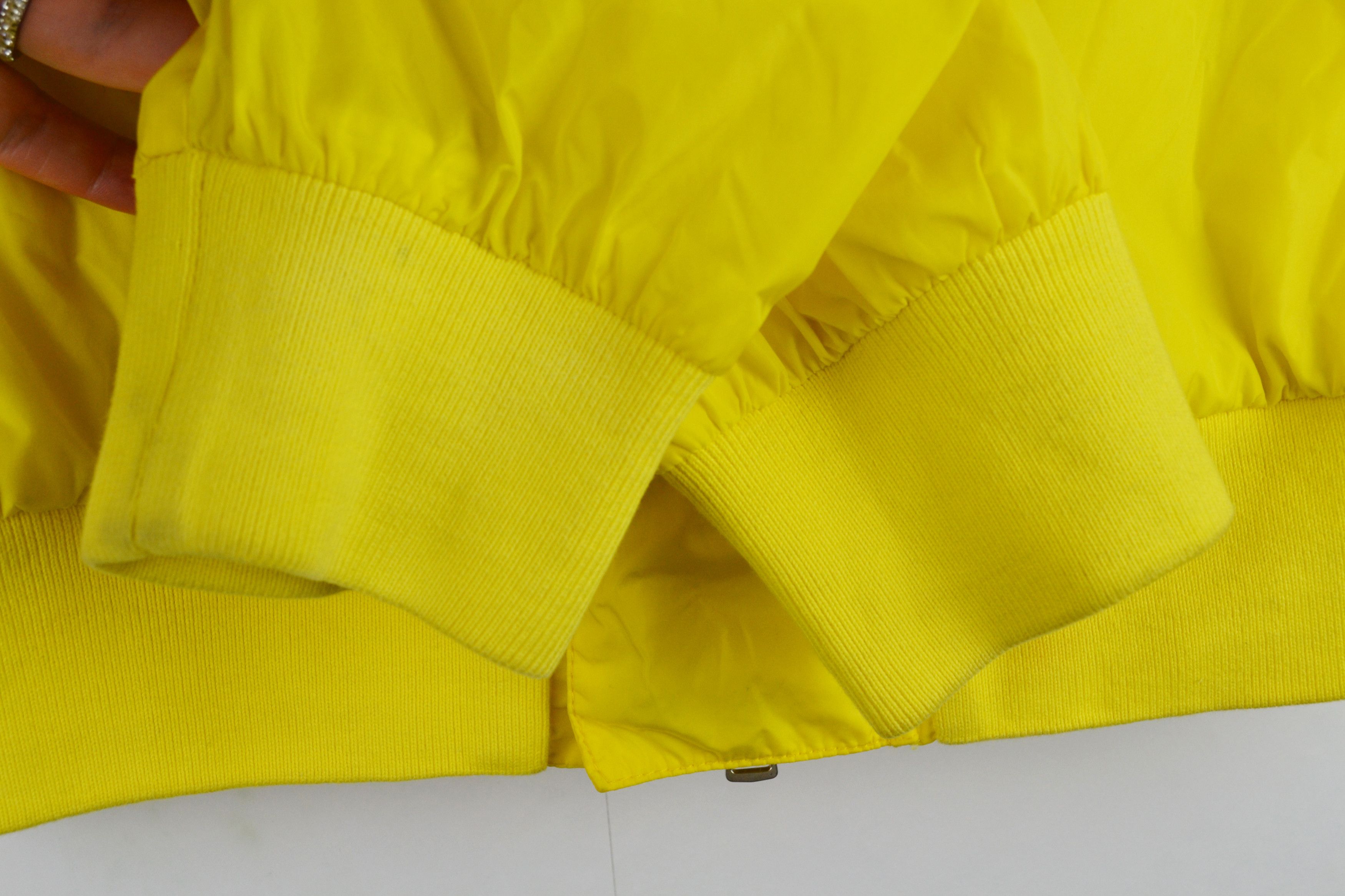 Moncler 🔴 MONCLER Light Jacket Zip Yellow Nylon Logo Pockets Size S / US 4 / IT 40 - 7 Thumbnail
