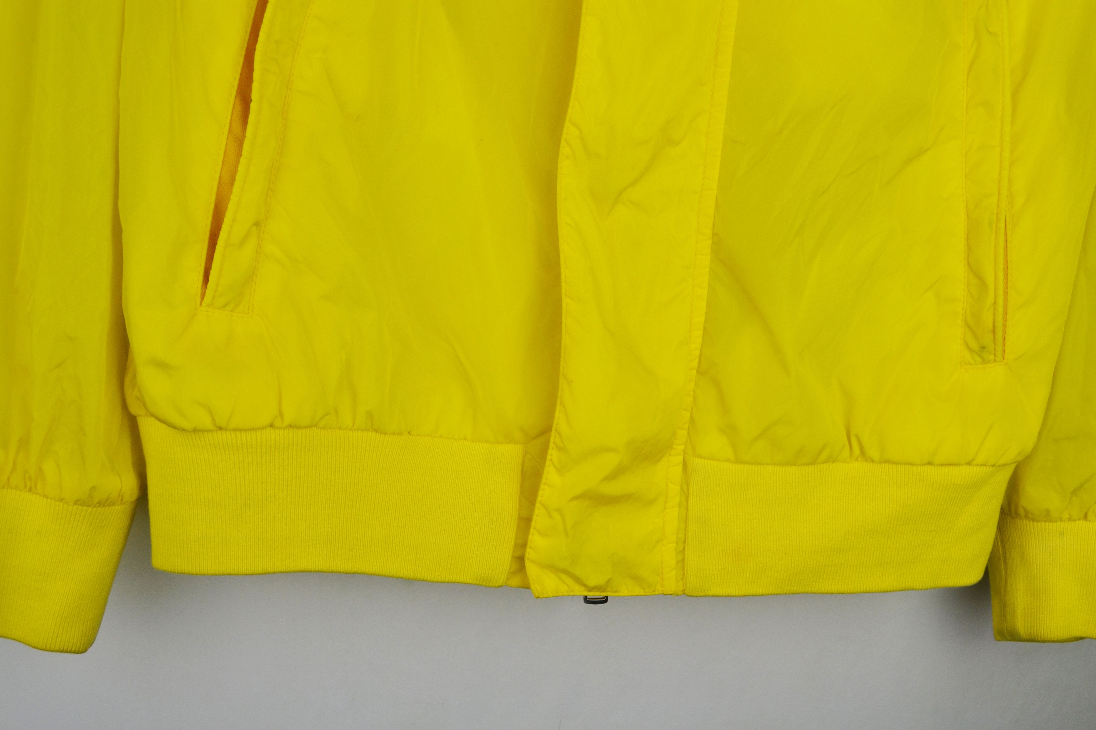 Moncler 🔴 MONCLER Light Jacket Zip Yellow Nylon Logo Pockets Size S / US 4 / IT 40 - 6 Thumbnail
