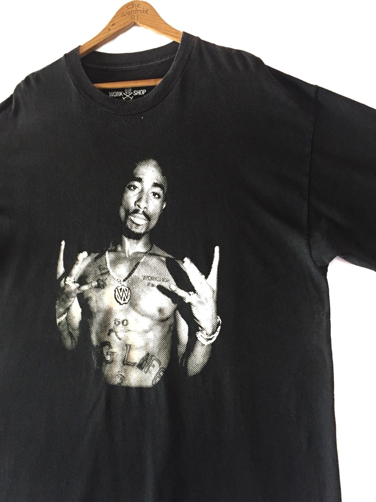 Other Tupac Shakur X Workshop Willy Santos Tee Size US XL / EU 56 / 4 - 4 Thumbnail