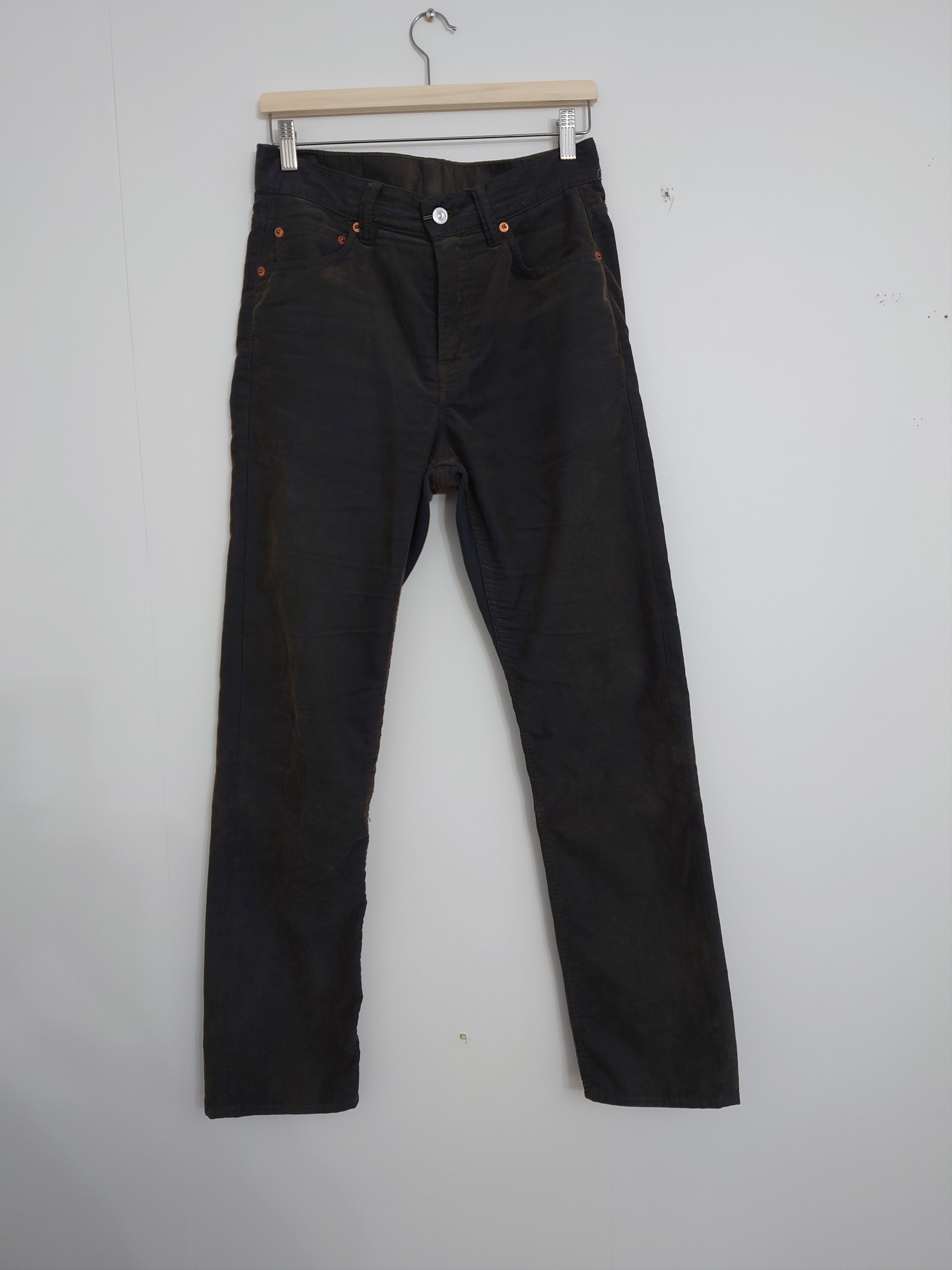 Our Legacy 2nd Cut Sludge Olive Corduroy Size US 28 / EU 44 - 1 Thumbnail