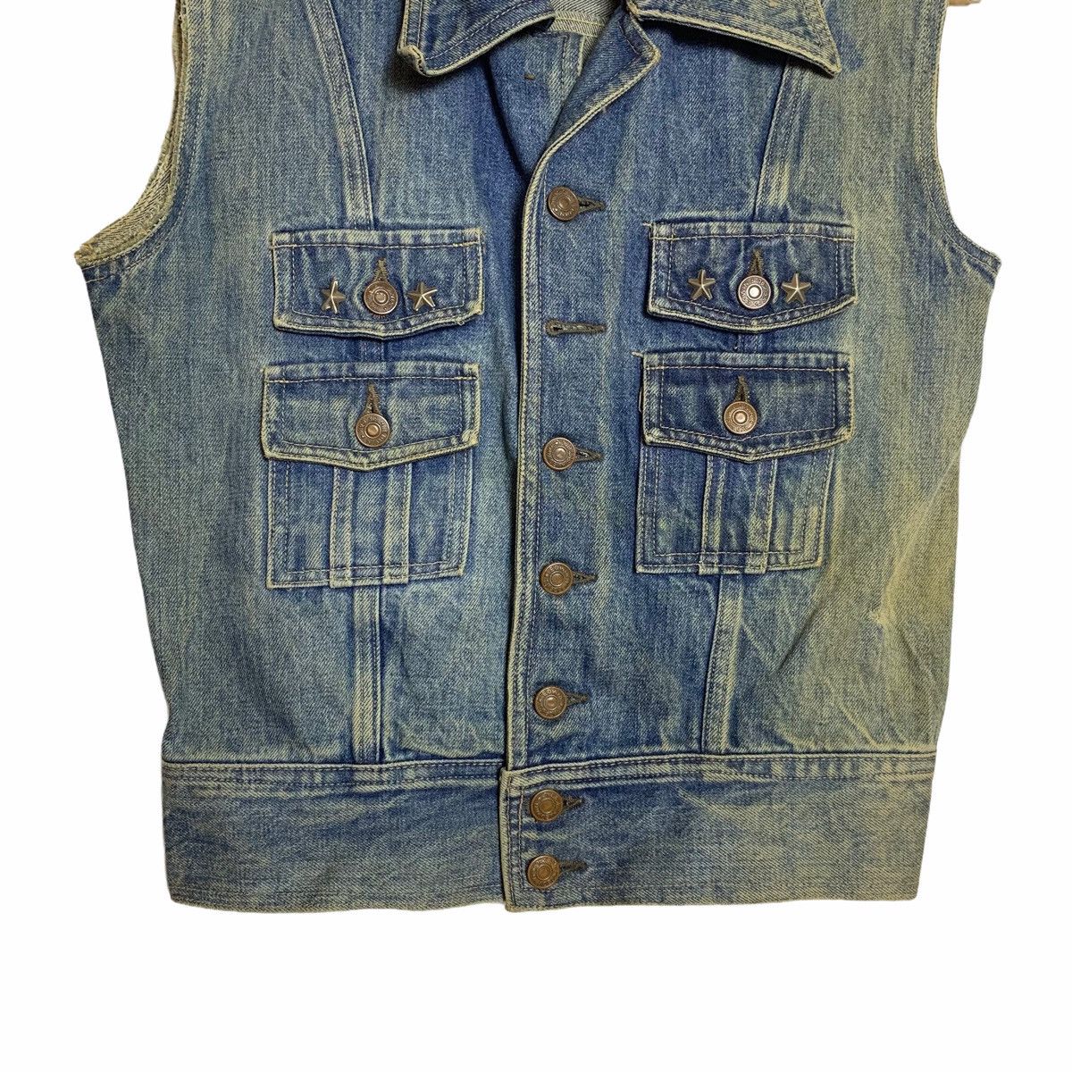 Edwin Edwin The Savage Dragon Denim Vest Size US S / EU 44-46 / 1 - 4 Thumbnail