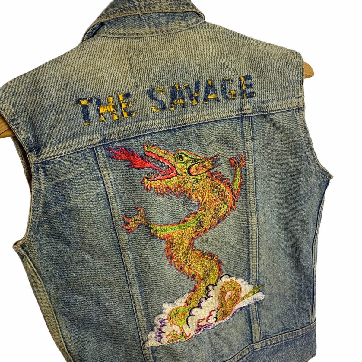 Edwin Edwin The Savage Dragon Denim Vest Size US S / EU 44-46 / 1 - 5 Thumbnail