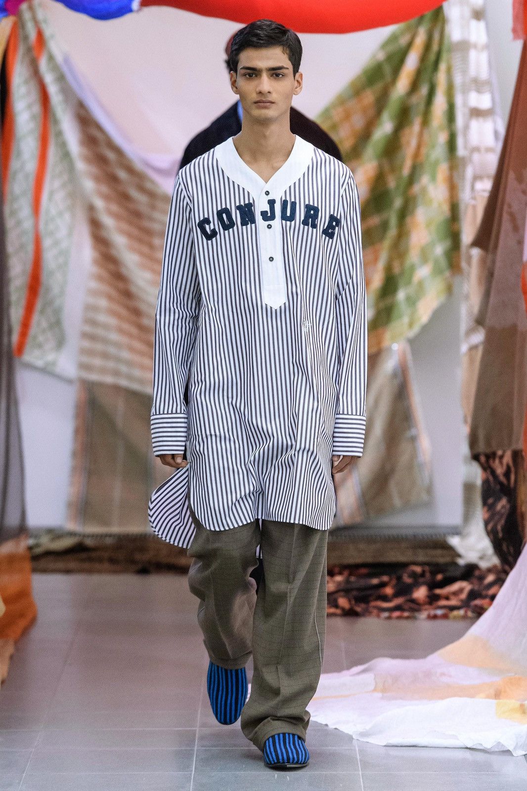 Wales Bonner FW19 BASEBALL TUNIC Size US M / EU 48-50 / 2 - 5 Thumbnail