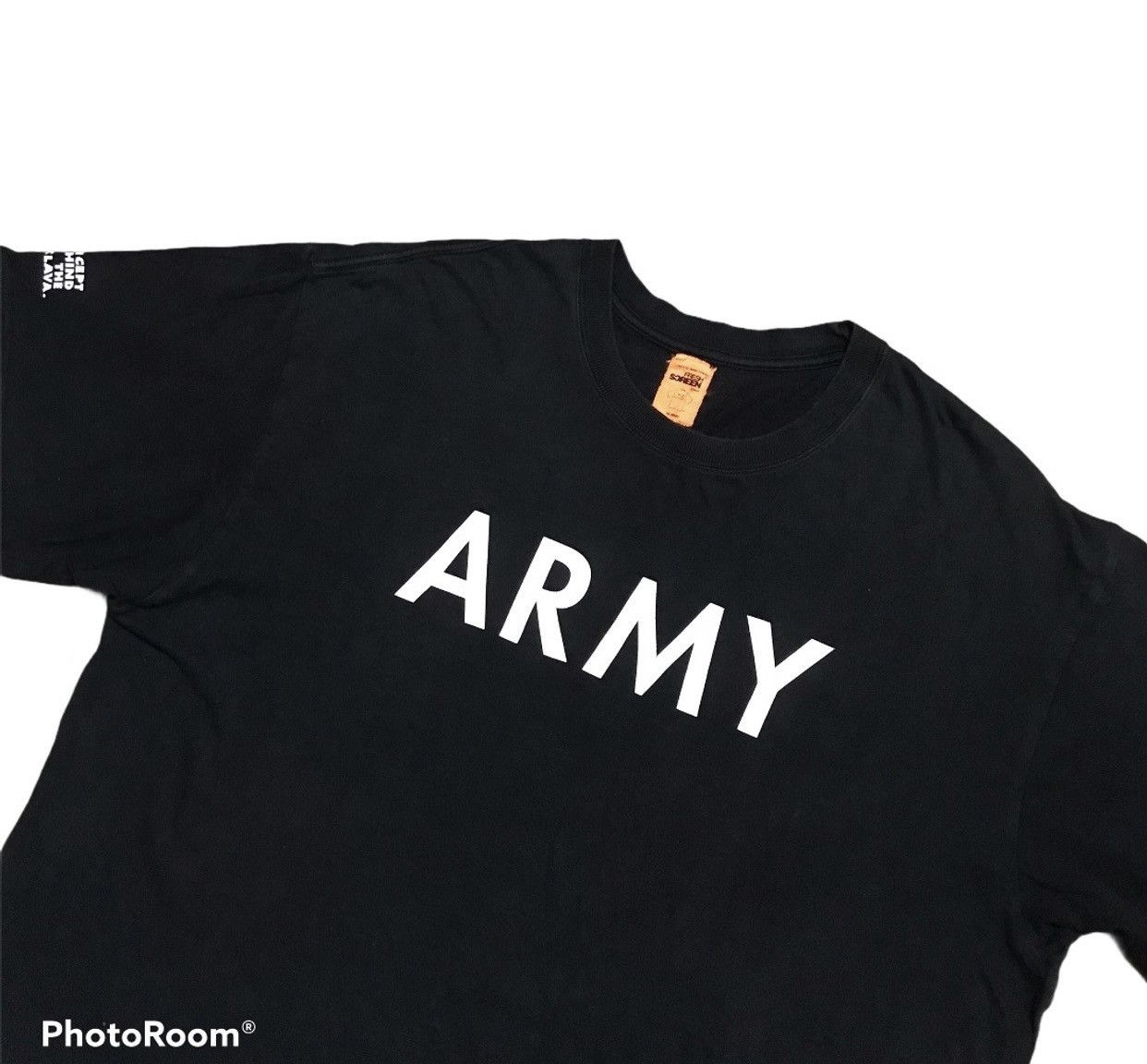 Vintage × Wtaps Vintage Wtaps Army Black Tee Size US XL / EU 56 / 4 - 2 Thumbnail
