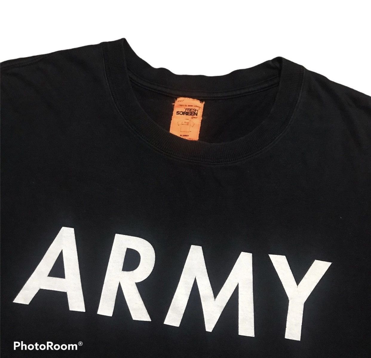 Vintage × Wtaps Vintage Wtaps Army Black Tee Size US XL / EU 56 / 4 - 3 Thumbnail