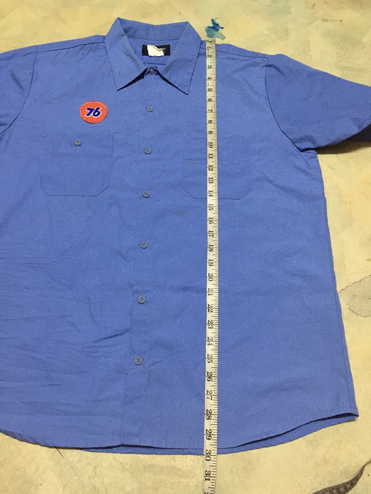 Japanese Brand Vtg Workwear Workshirt 76 Lubricants Patches Size US L / EU 52-54 / 3 - 9 Thumbnail