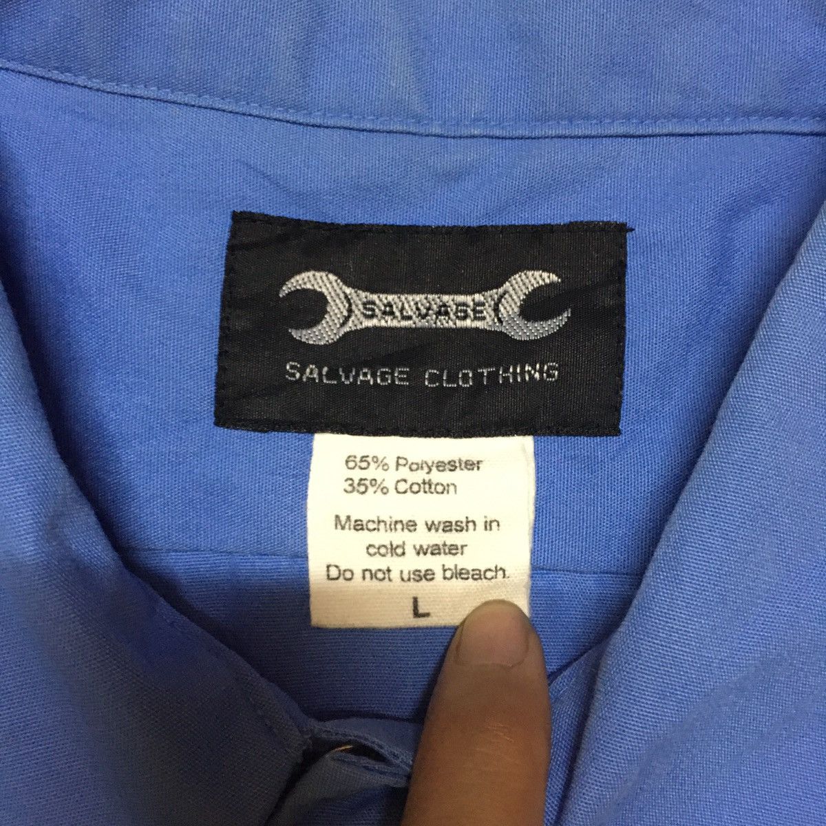 Japanese Brand Vtg Workwear Workshirt 76 Lubricants Patches Size US L / EU 52-54 / 3 - 3 Thumbnail