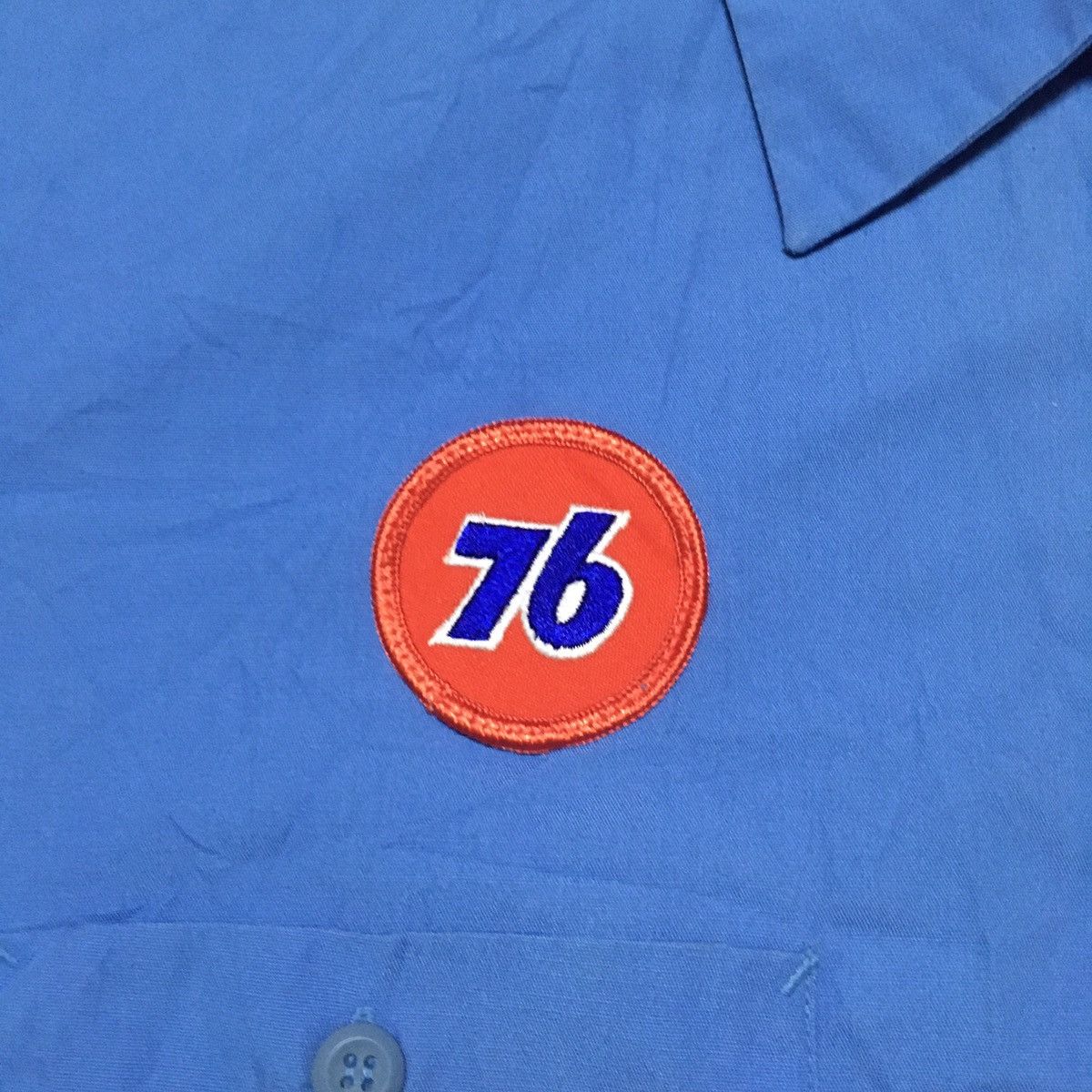 Japanese Brand Vtg Workwear Workshirt 76 Lubricants Patches Size US L / EU 52-54 / 3 - 2 Thumbnail