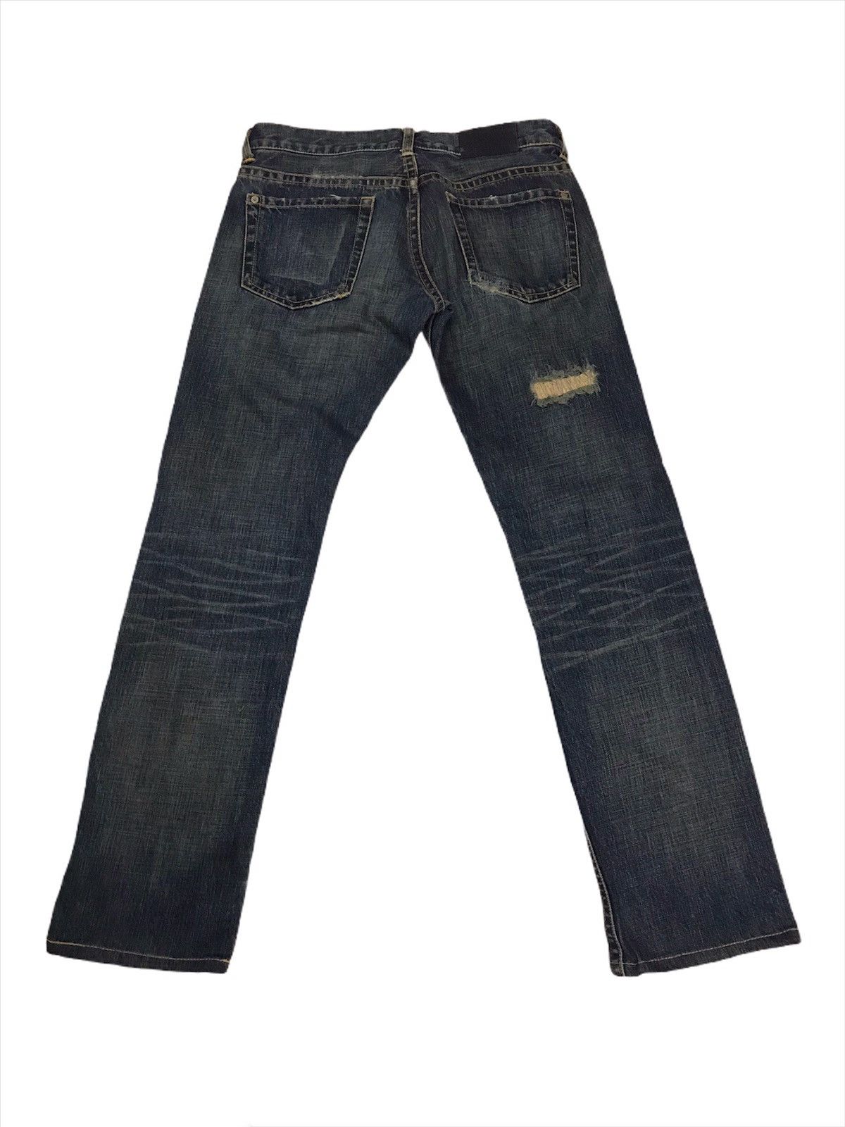 Hysteric Glamour × SCOOP Japanese Scoop Man Distressed Regular Denim Size US 32 / EU 48 - 5 Thumbnail