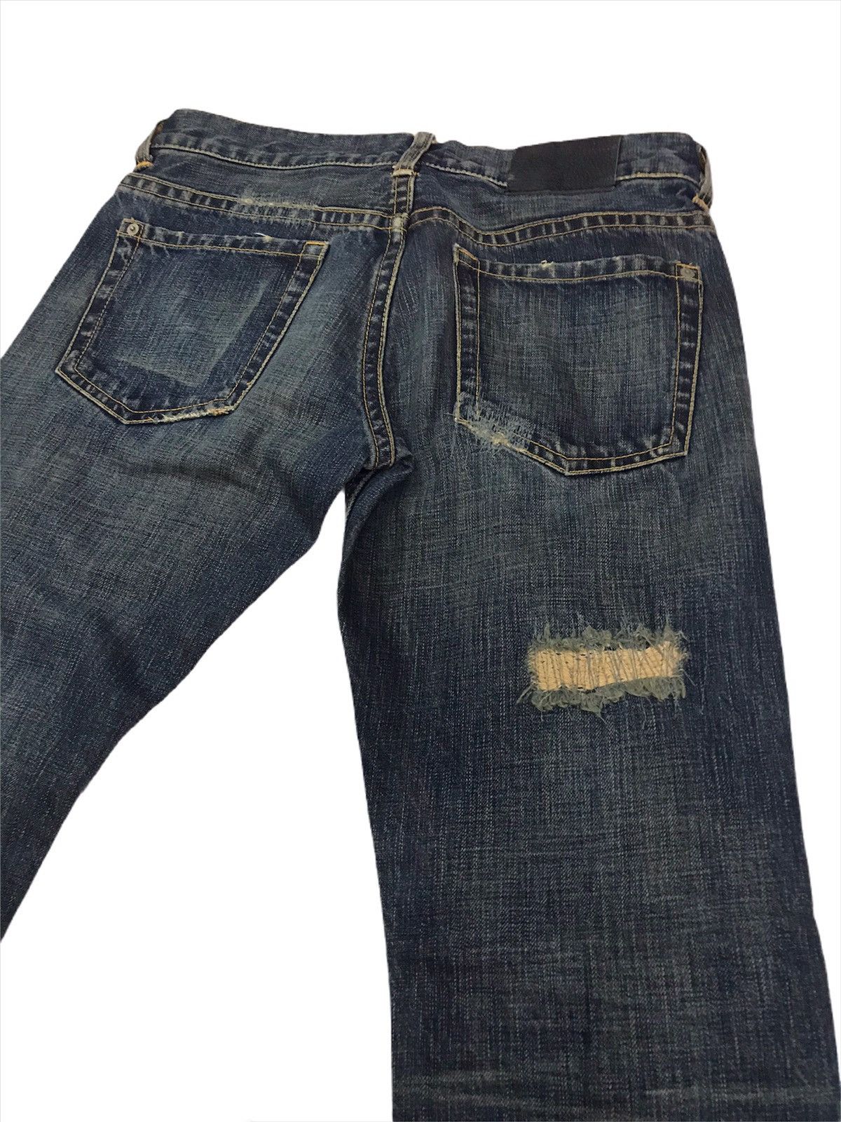 Hysteric Glamour × SCOOP Japanese Scoop Man Distressed Regular Denim Size US 32 / EU 48 - 6 Thumbnail