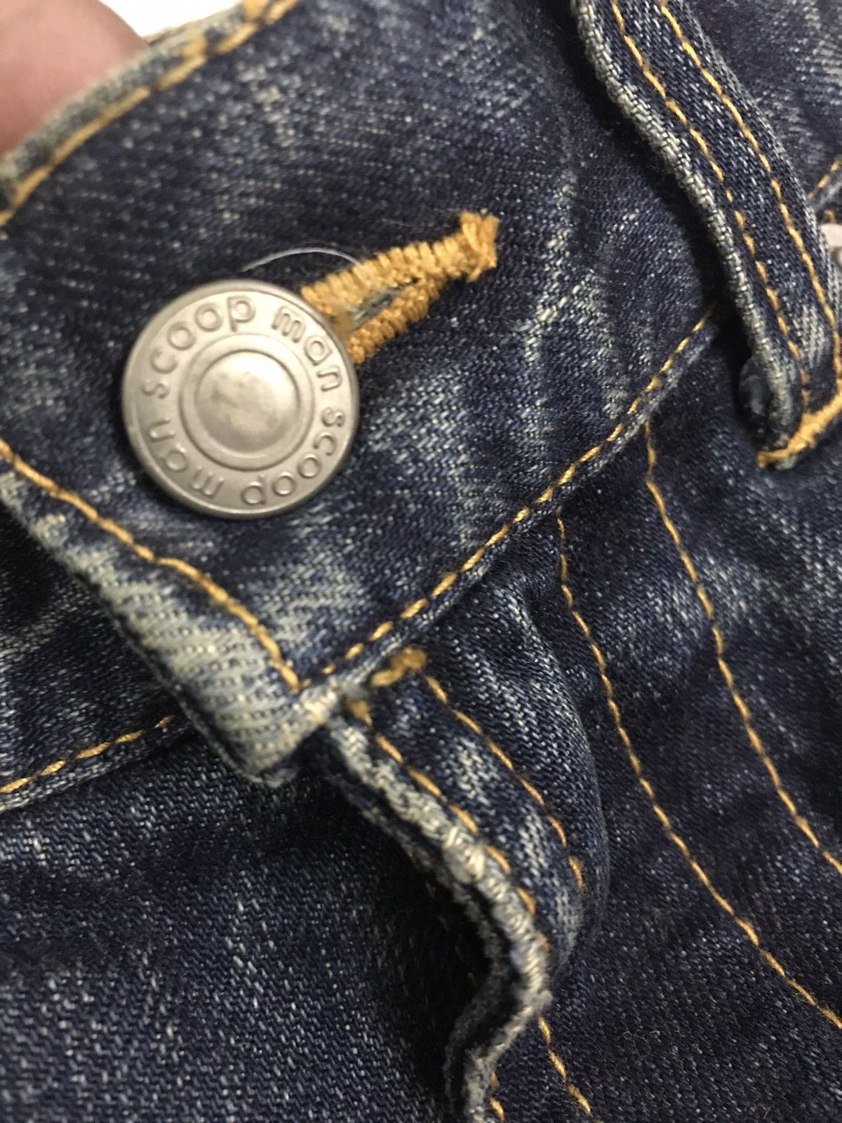 Hysteric Glamour × SCOOP Japanese Scoop Man Distressed Regular Denim Size US 32 / EU 48 - 8 Thumbnail