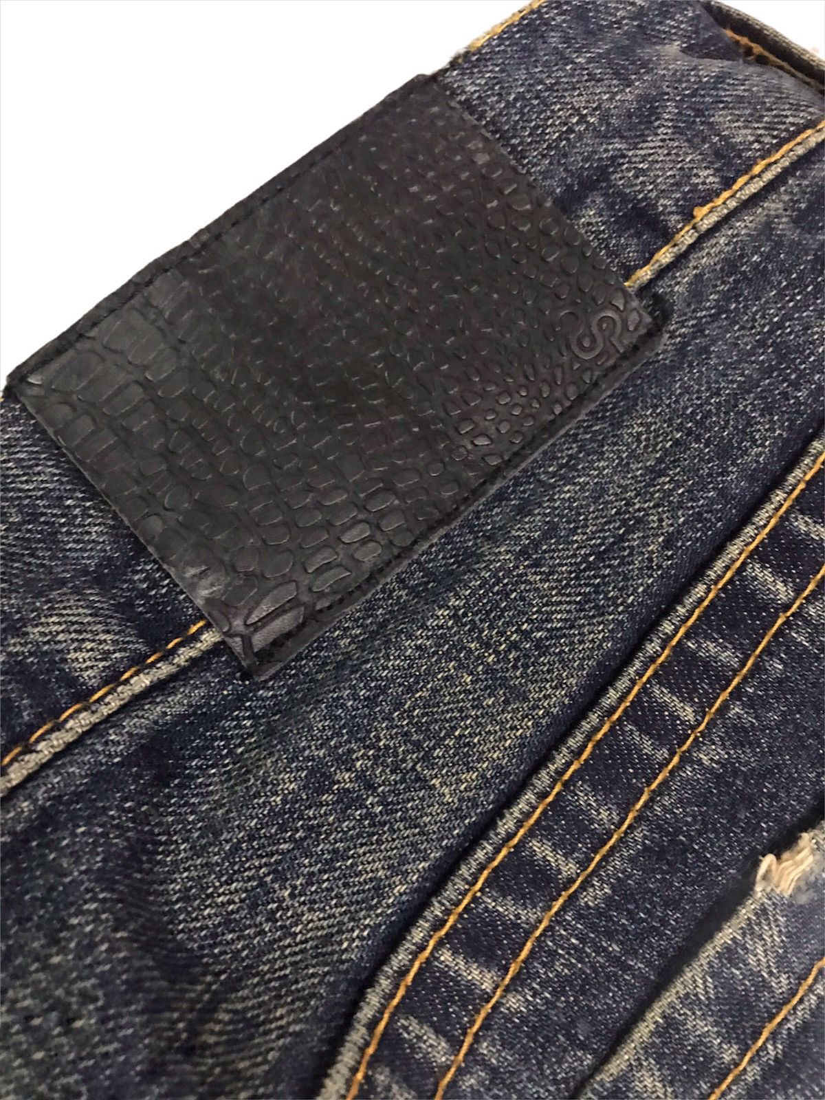 Hysteric Glamour × SCOOP Japanese Scoop Man Distressed Regular Denim Size US 32 / EU 48 - 7 Thumbnail