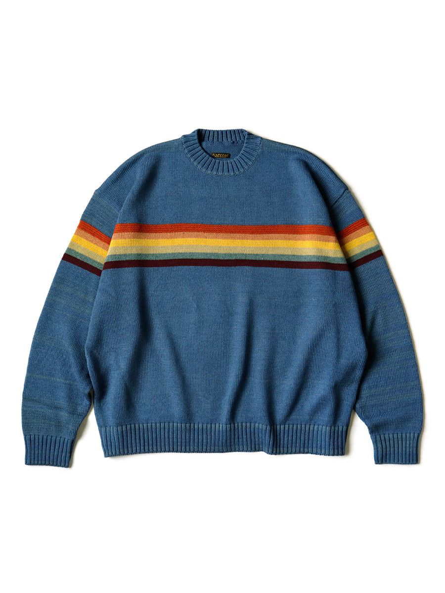 Kapital Kapital 5G Rainbow & Rainbowy Elbow Smile Sweater Size US S / EU 44-46 / 1 - 2 Thumbnail