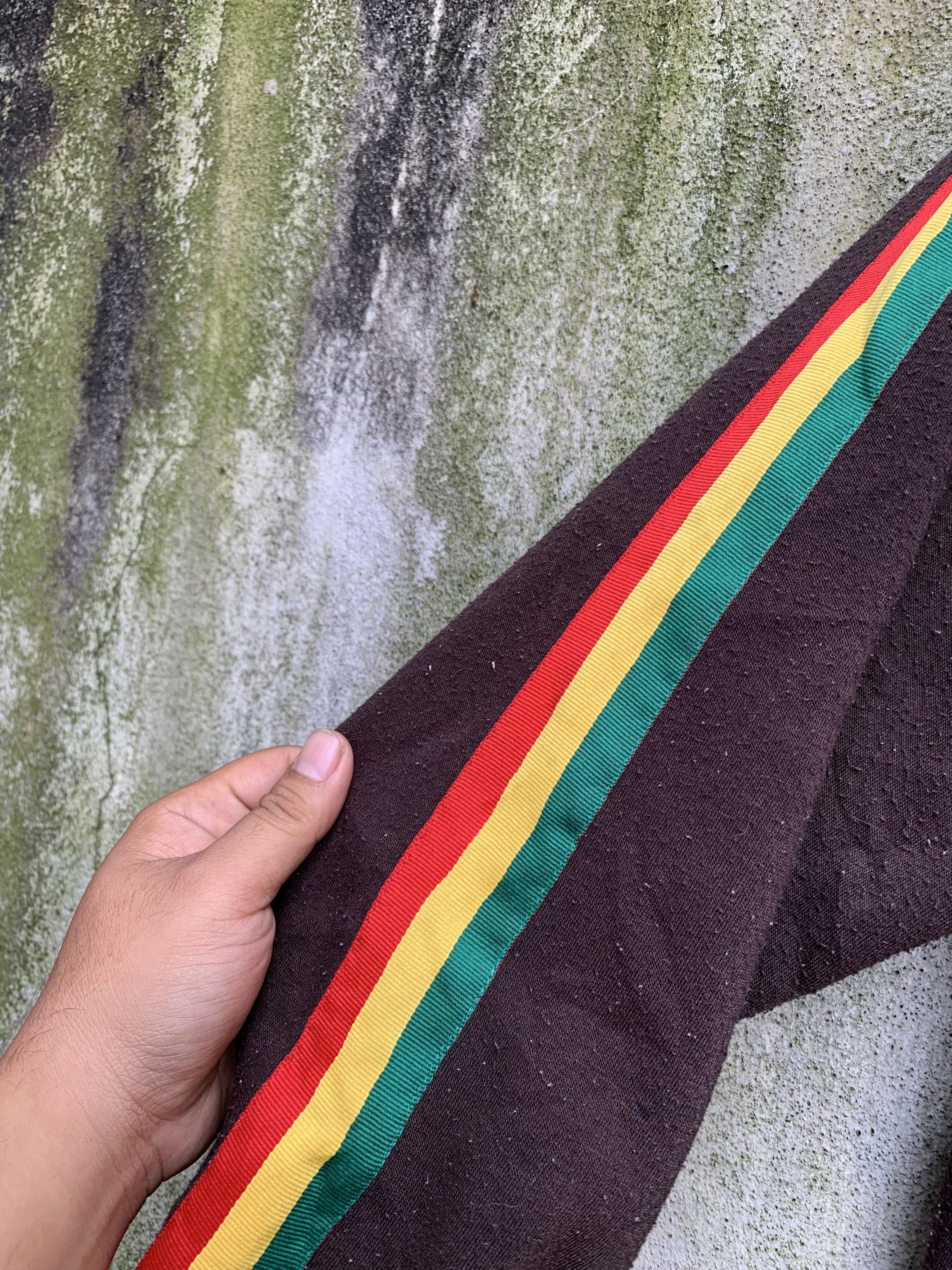 Bob Marley × Vintage Jamaica Rastafari Weed Logo Hoodie Sweater Size US L / EU 52-54 / 3 - 4 Thumbnail