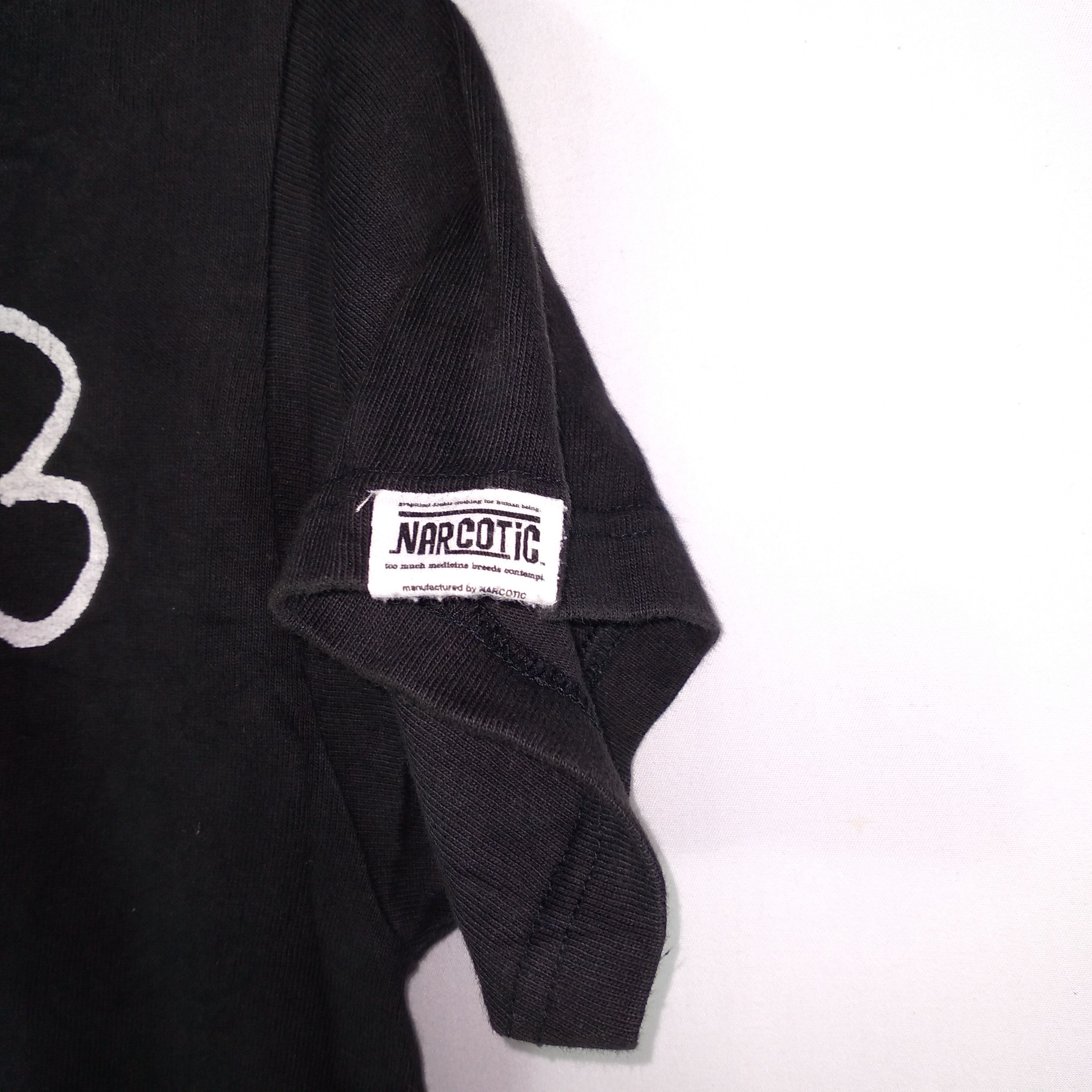 Japanese Brand × Narcotic GDC × Vintage Vintage NARCOTIC 2002 Big Skulls Double Print Tee Size US XS / EU 42 / 0 - 6 Thumbnail