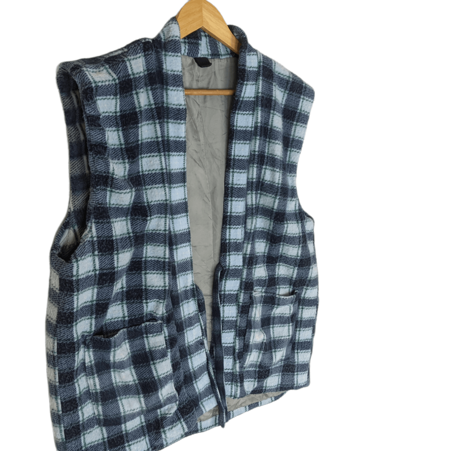 Japanese Brand JAPAN Vintage Monogram Nice Design Fleece Kimono Vest Size US M / EU 48-50 / 2 - 6 Thumbnail
