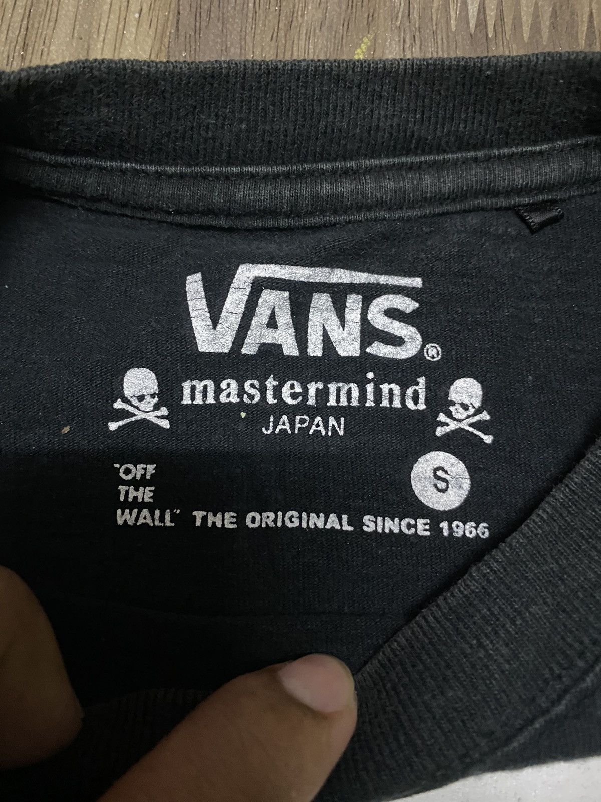 Mastermind Japan × Vans Vintage Mastermind Japan Vans Black Tee Size US S / EU 44-46 / 1 - 7 Thumbnail