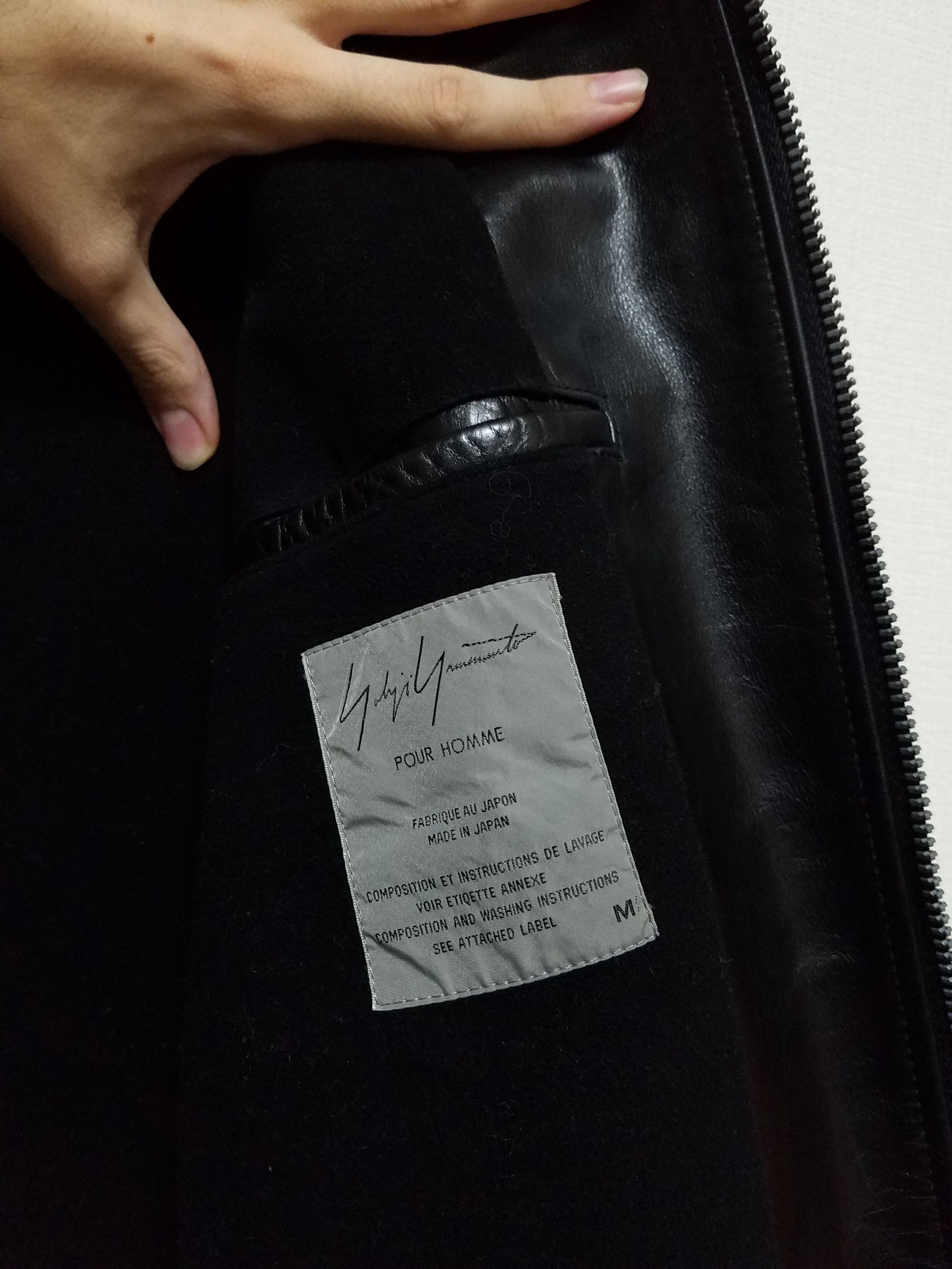 Yohji Yamamoto AW 1997 Leather Jacket Size US L / EU 52-54 / 3 - 5 Thumbnail