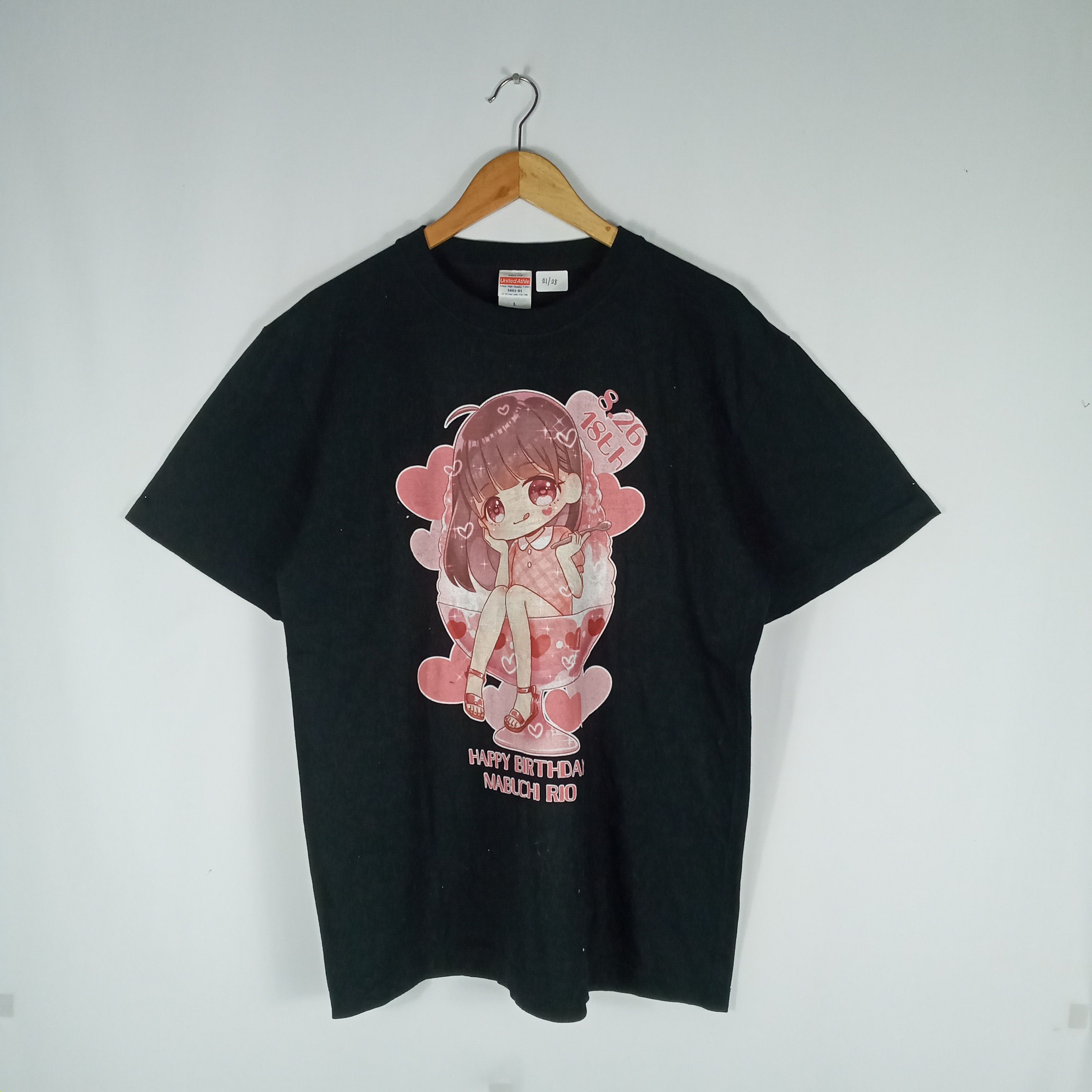 Anime × Vintage Vintage Japanese Anime Cartoon Character Mabuchi Rio Size US L / EU 52-54 / 3 - 1 Thumbnail
