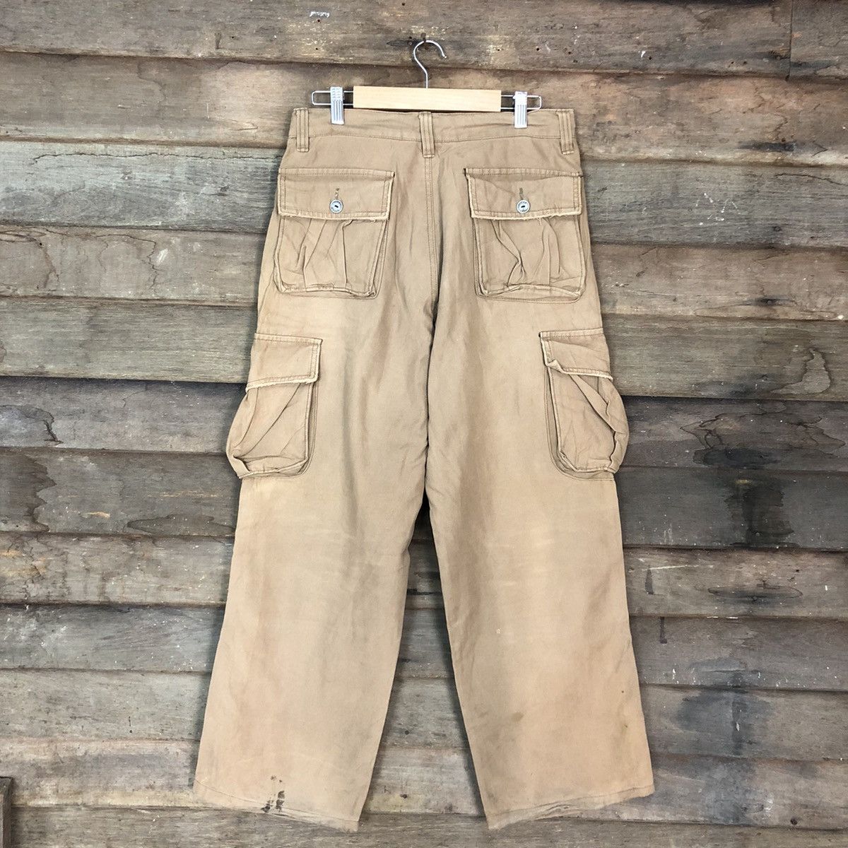Japanese Brand DL Theme Brown Multipocket Tactical Cargo Pants #3309 Size US 30 / EU 46 - 10 Thumbnail