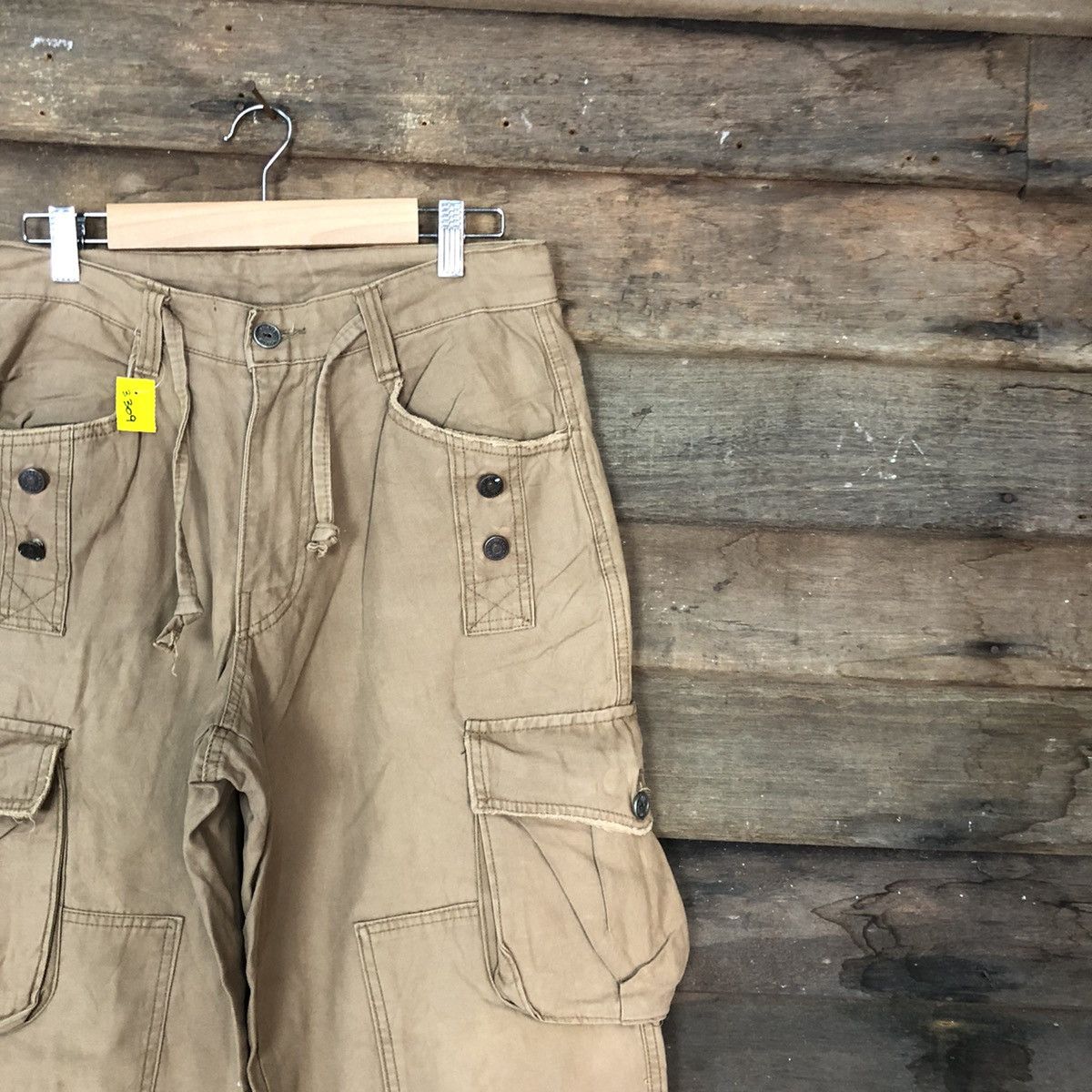 Japanese Brand DL Theme Brown Multipocket Tactical Cargo Pants #3309 Size US 30 / EU 46 - 5 Thumbnail
