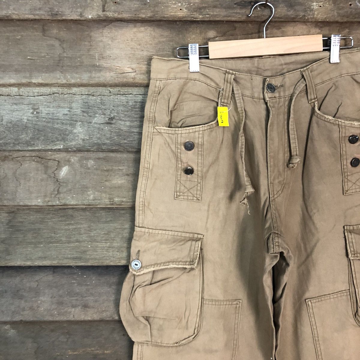 Japanese Brand DL Theme Brown Multipocket Tactical Cargo Pants #3309 Size US 30 / EU 46 - 6 Thumbnail