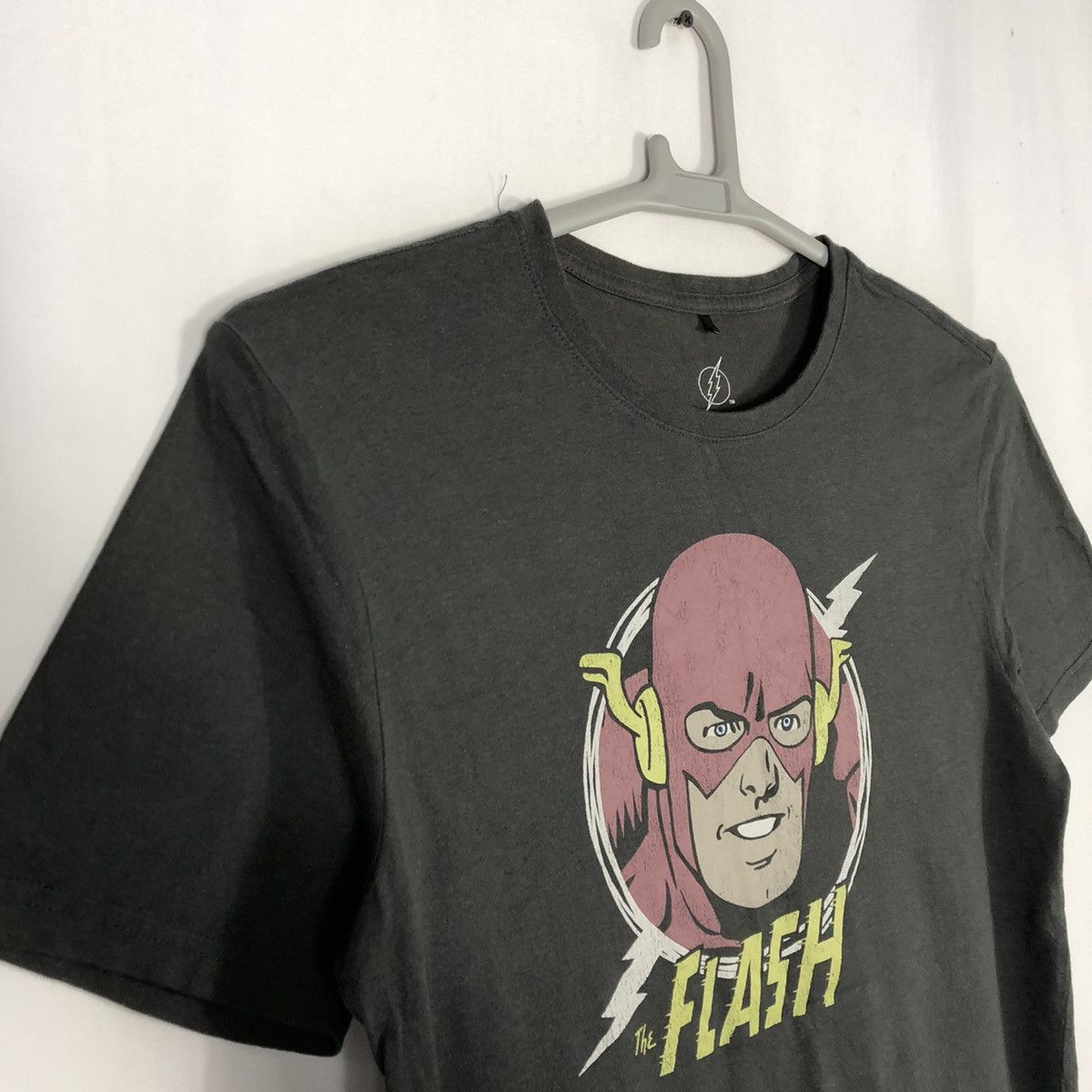 DC Comics × Marvel Comics 🔥Childhood🔥DC Comic Character The Flash Big Print Promo Tee Size US M / EU 48-50 / 2 - 6 Thumbnail