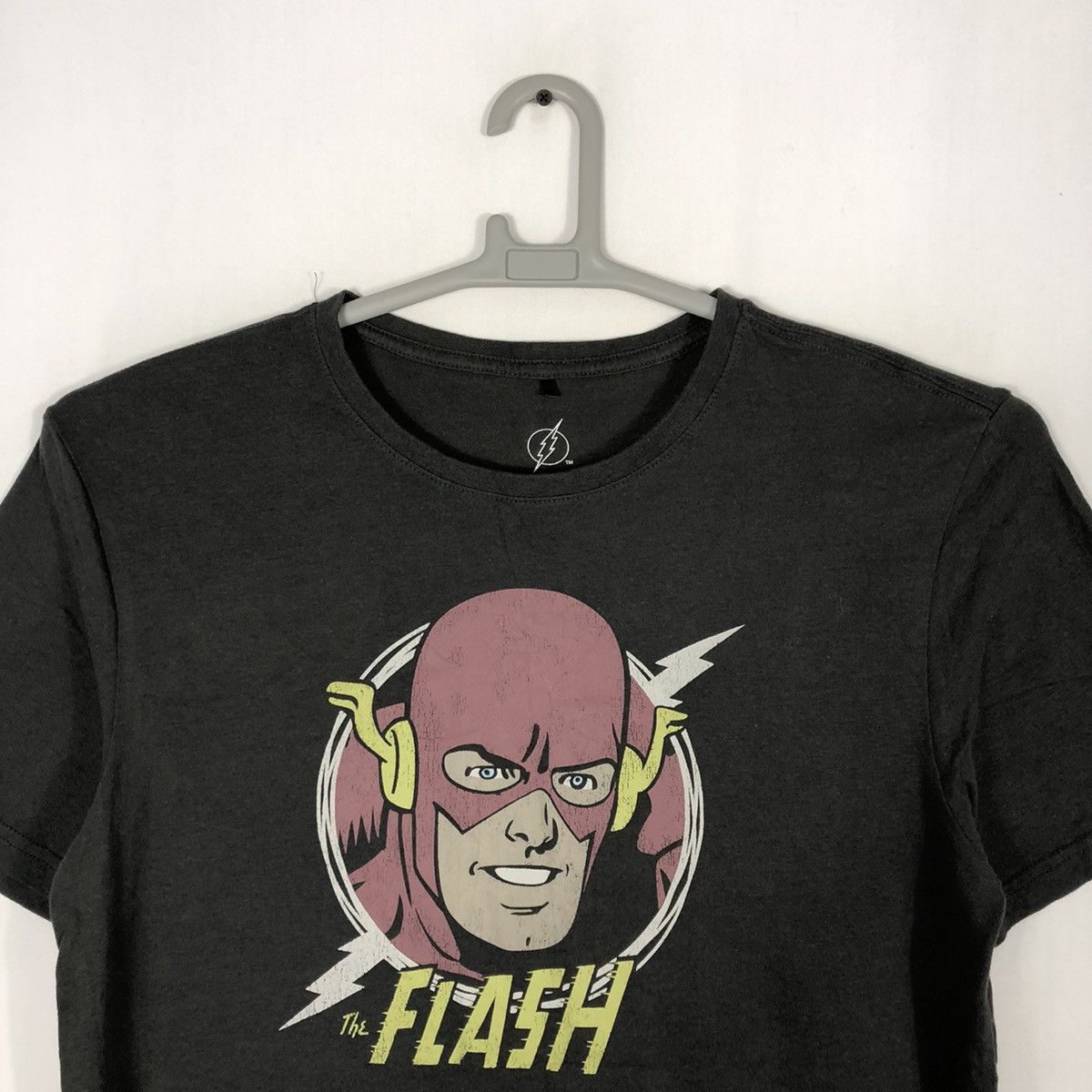 DC Comics × Marvel Comics 🔥Childhood🔥DC Comic Character The Flash Big Print Promo Tee Size US M / EU 48-50 / 2 - 2 Thumbnail