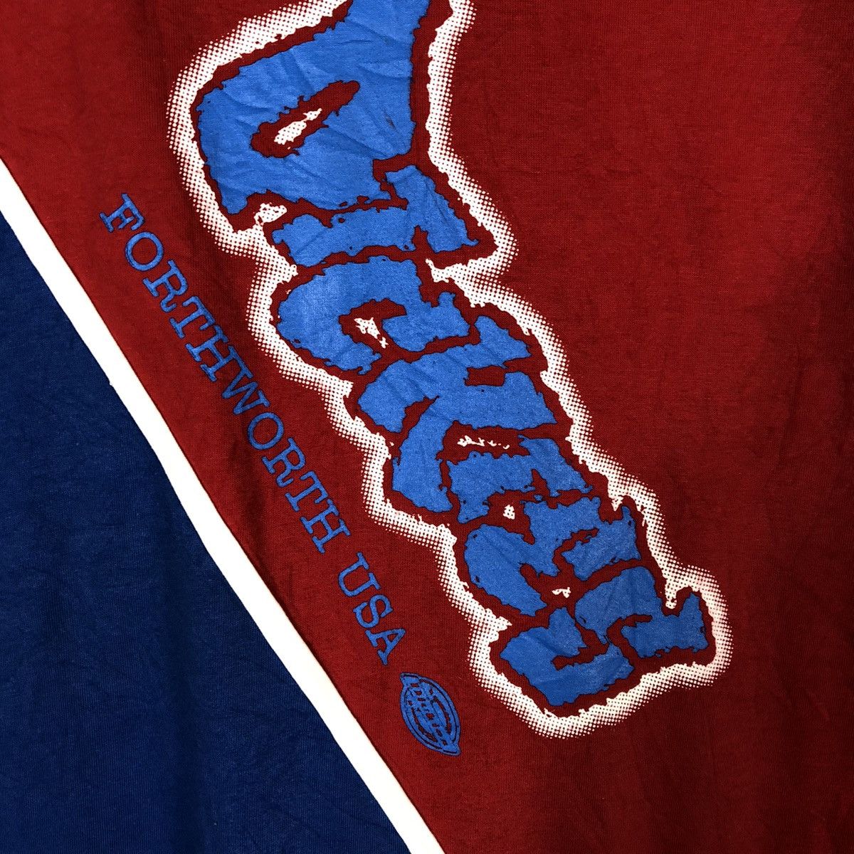 Dickies × Vintage 🔥Rare🔥Vintage Dickies Red And Blue Big Hit Spellout Tee Size US L / EU 52-54 / 3 - 4 Thumbnail