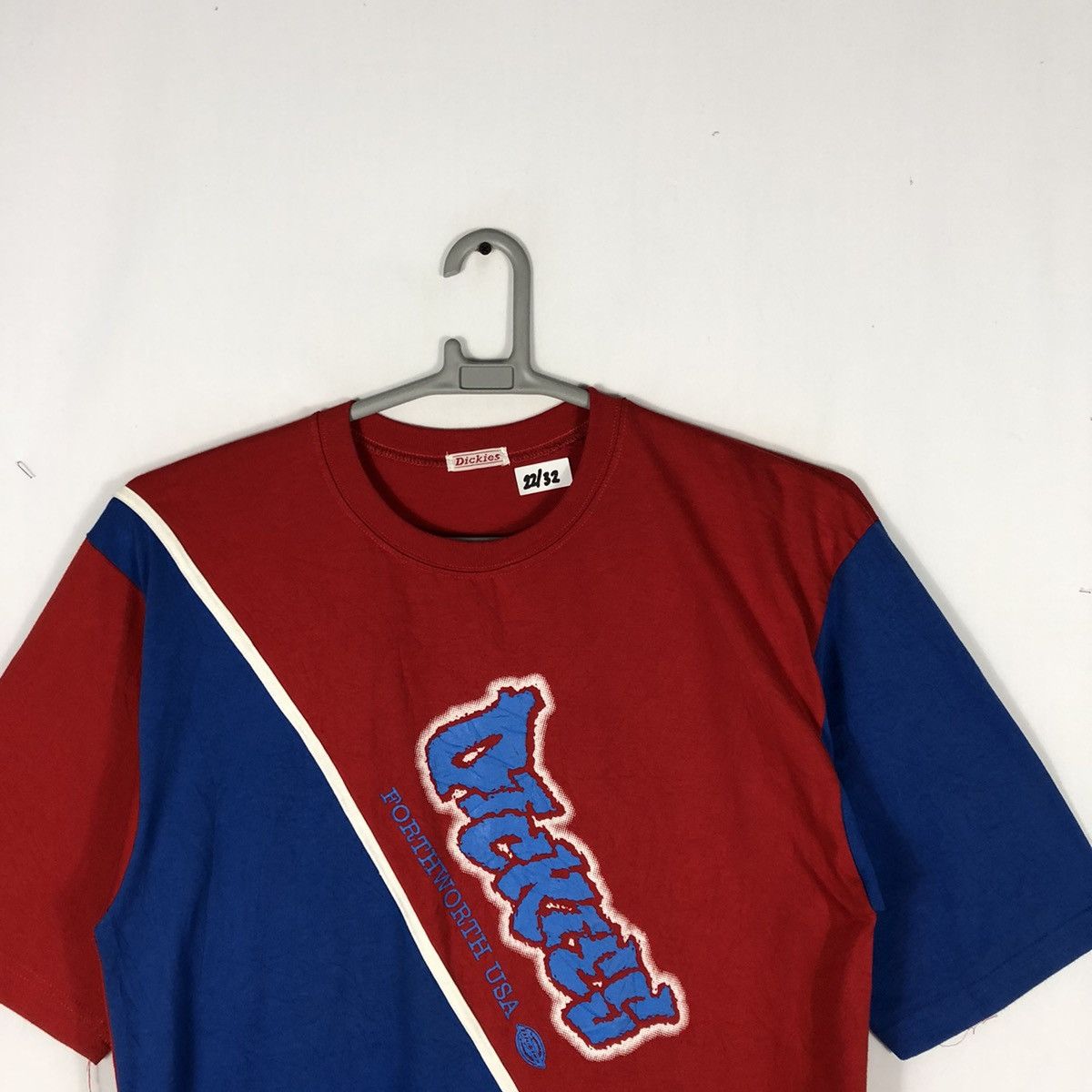 Dickies × Vintage 🔥Rare🔥Vintage Dickies Red And Blue Big Hit Spellout Tee Size US L / EU 52-54 / 3 - 2 Thumbnail