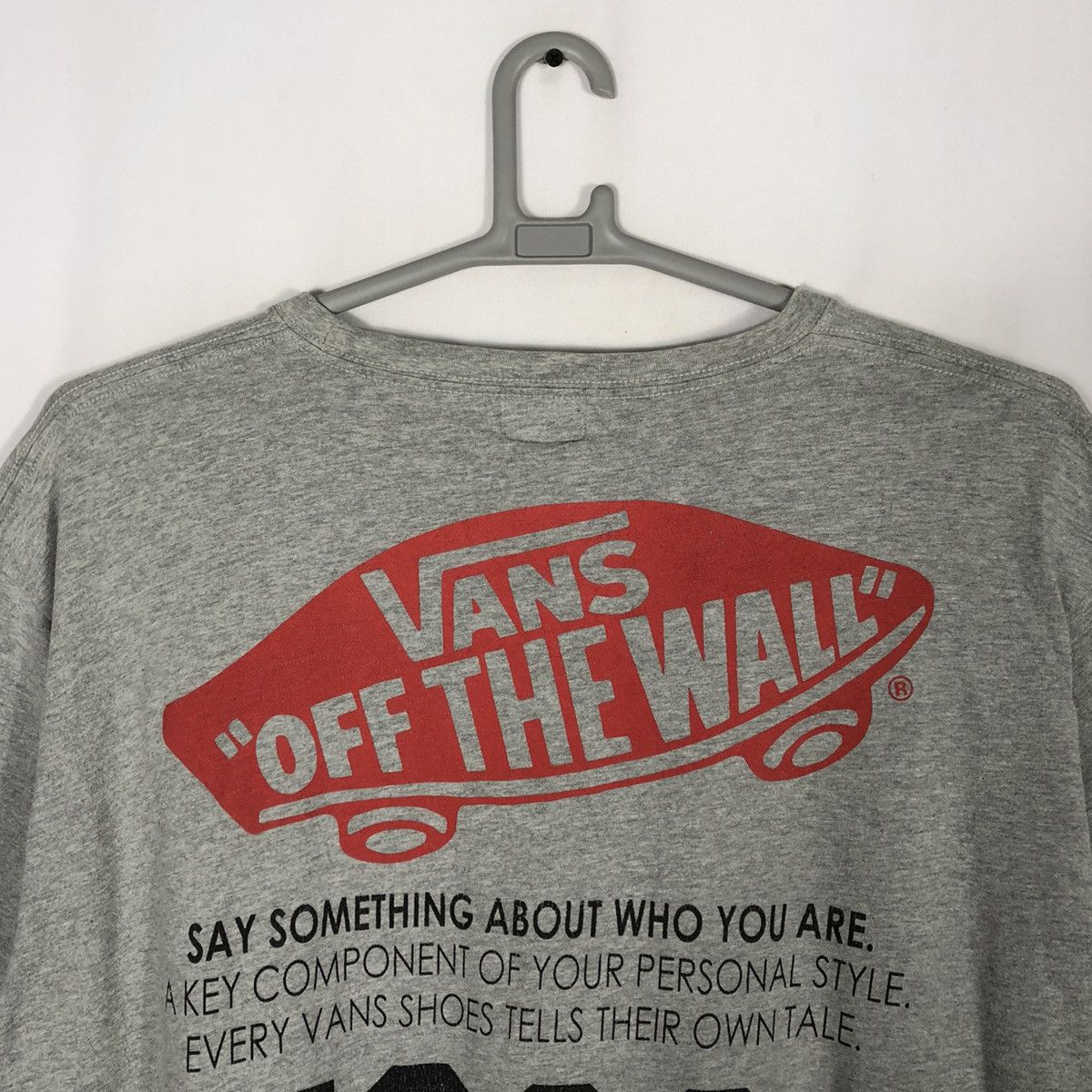 Vans 🔥Sick🔥Rare🔥Vans Of The Wall Big Print Skate Tee Size US XXL / EU 58 / 5 - 2 Thumbnail