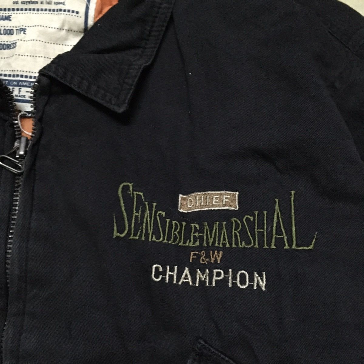 Japanese Brand Japanese Brand Bomber Style Jacket With Patches Size US M / EU 48-50 / 2 - 4 Thumbnail