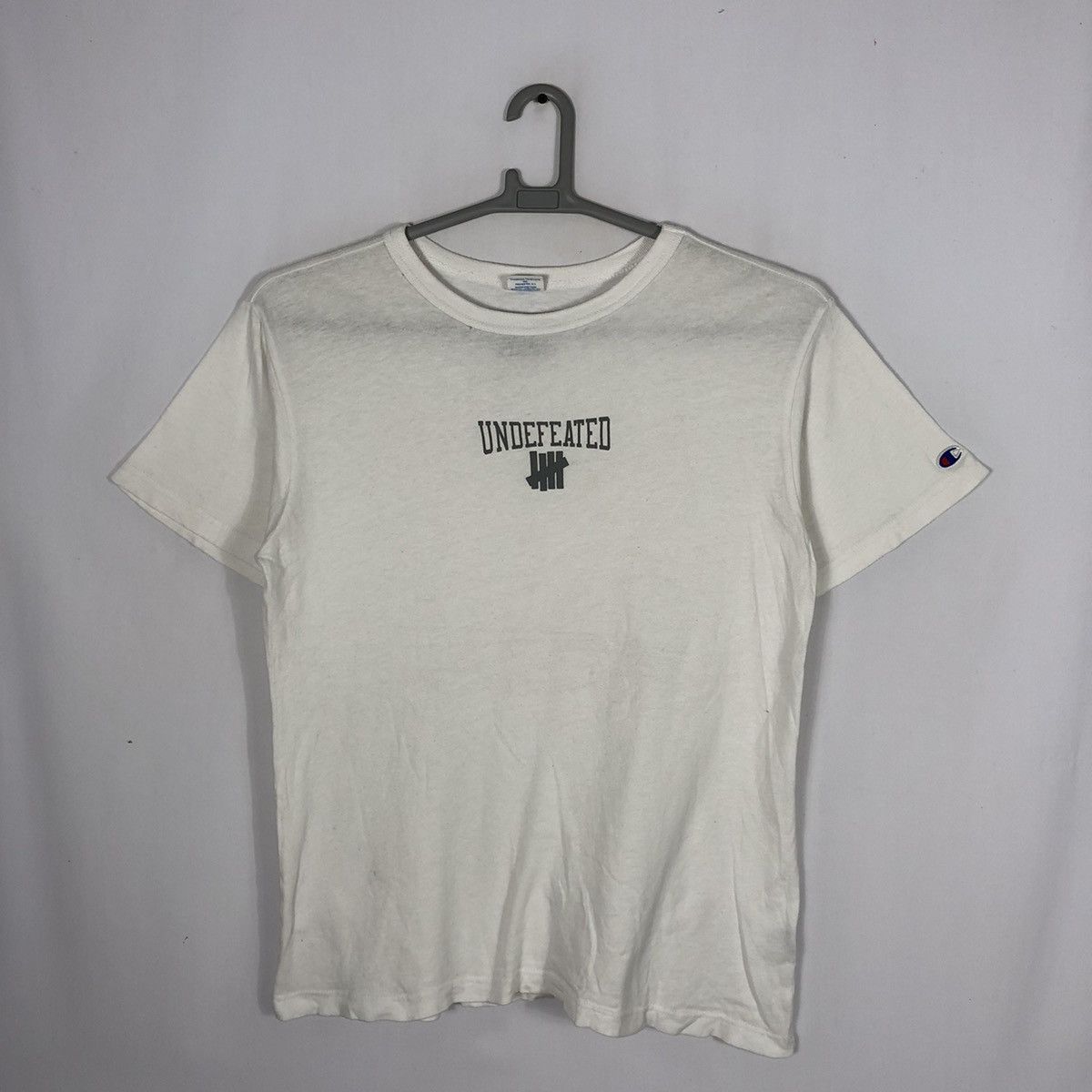 Champion × Undefeated 🔥Rare🔥Champion X Undefeated Center Spellout Logo Skate Tee Size US S / EU 44-46 / 1 - 1 Thumbnail