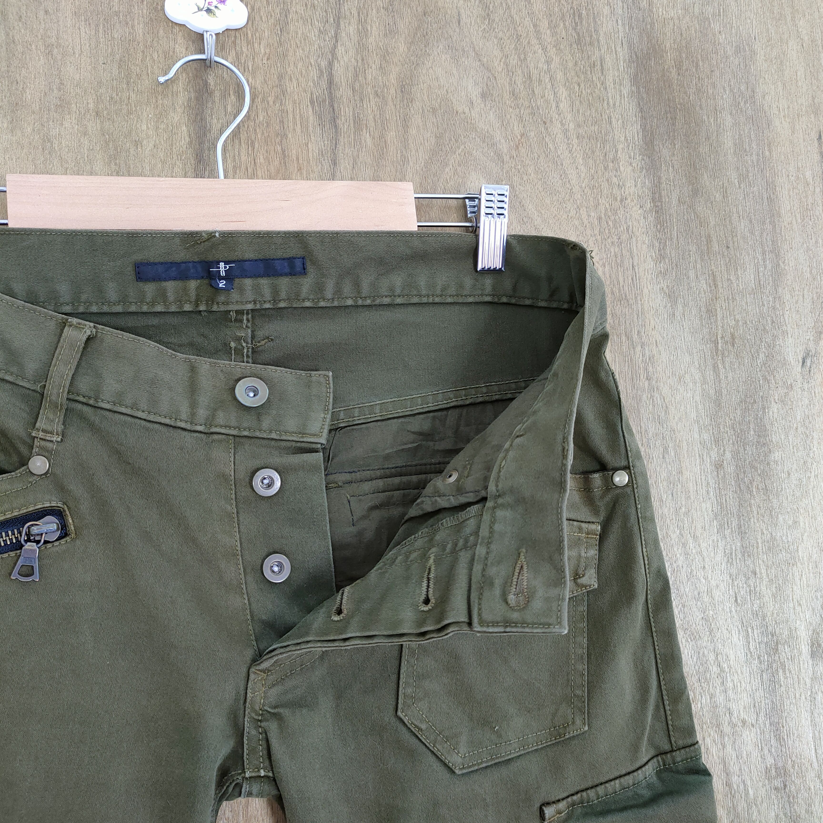 NO ID NO ID JAPANESE FLARE ZIPPER LEG CARGO PANTS Size US 30 / EU 46 - 9 Thumbnail