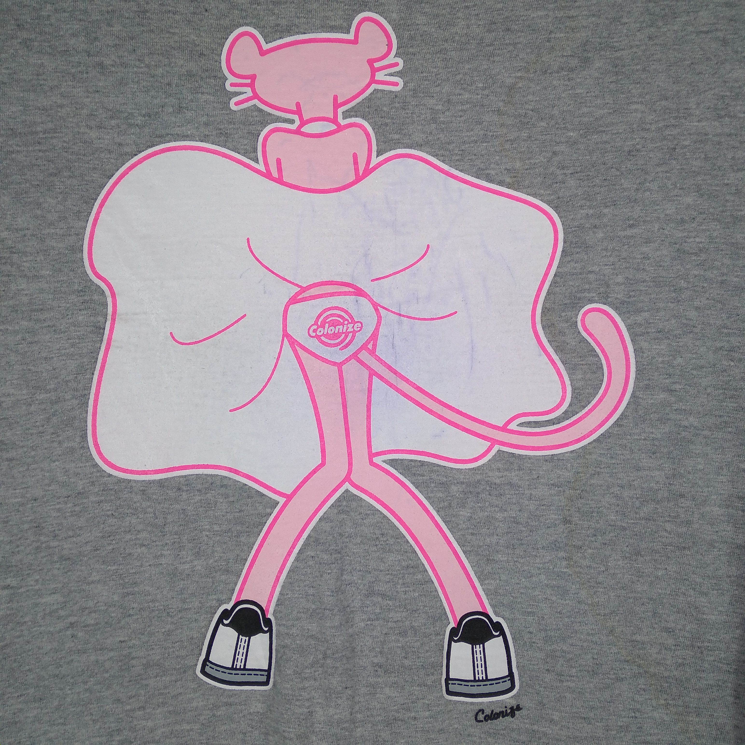 Cartoon Network × Japanese Brand × Vintage Japanese Brand Colonize Pink Panther Sexy Design Parody Tee Size US XS / EU 42 / 0 - 2 Thumbnail