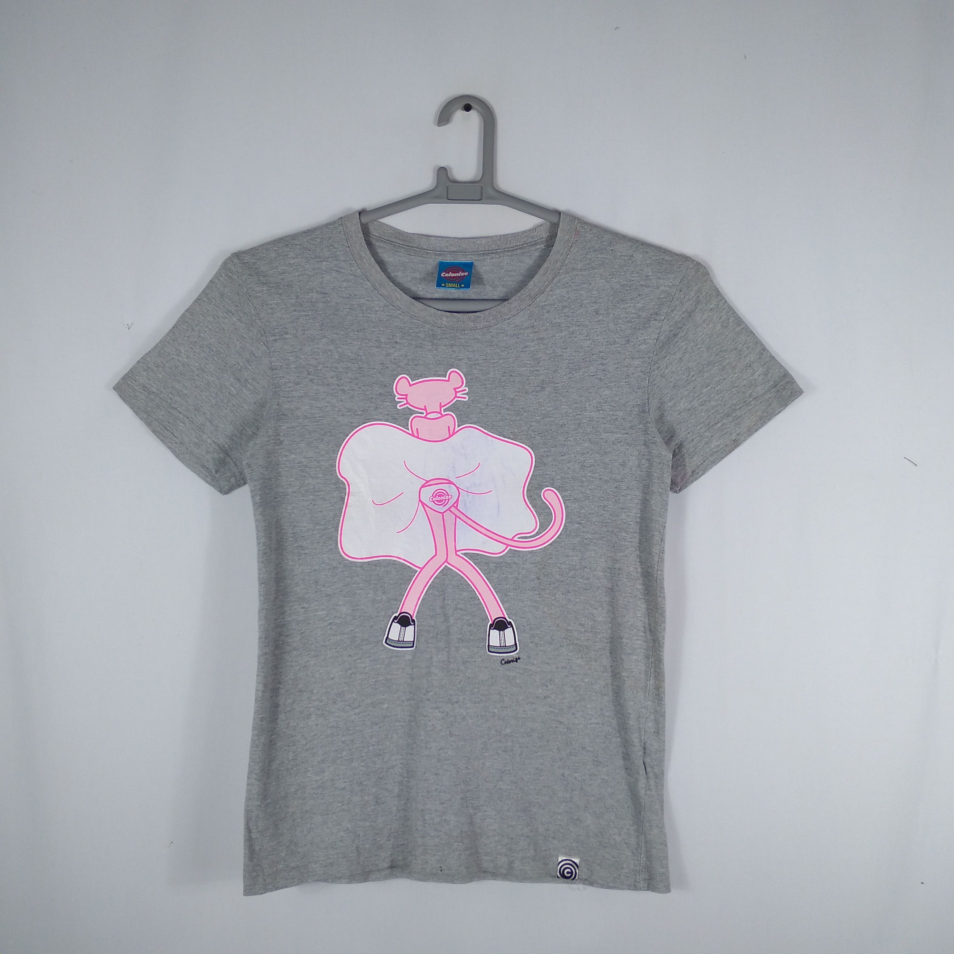 Cartoon Network × Japanese Brand × Vintage Japanese Brand Colonize Pink Panther Sexy Design Parody Tee Size US XS / EU 42 / 0 - 1 Thumbnail